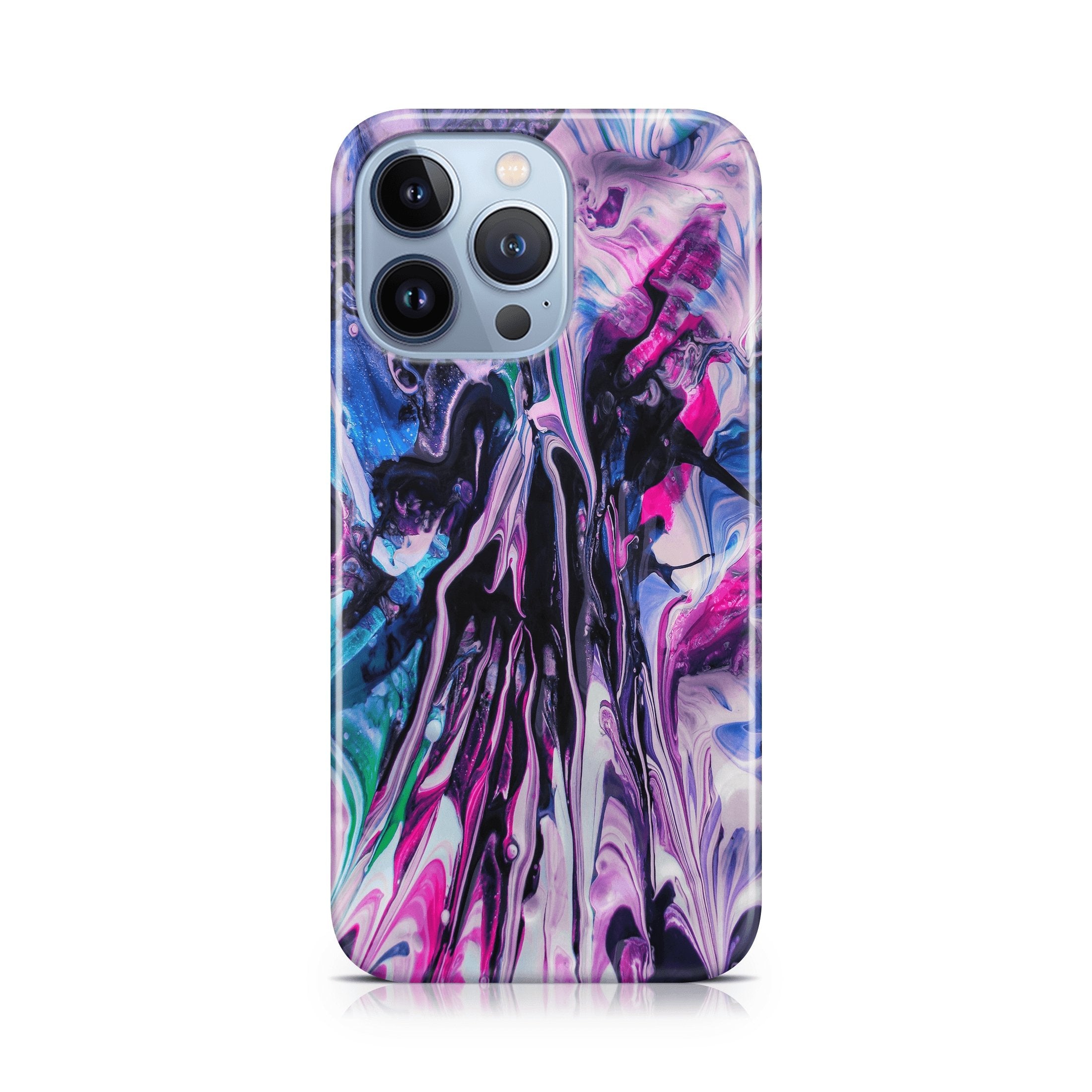 Fluid Acrylic Chaos - iPhone phone case designs by CaseSwagger