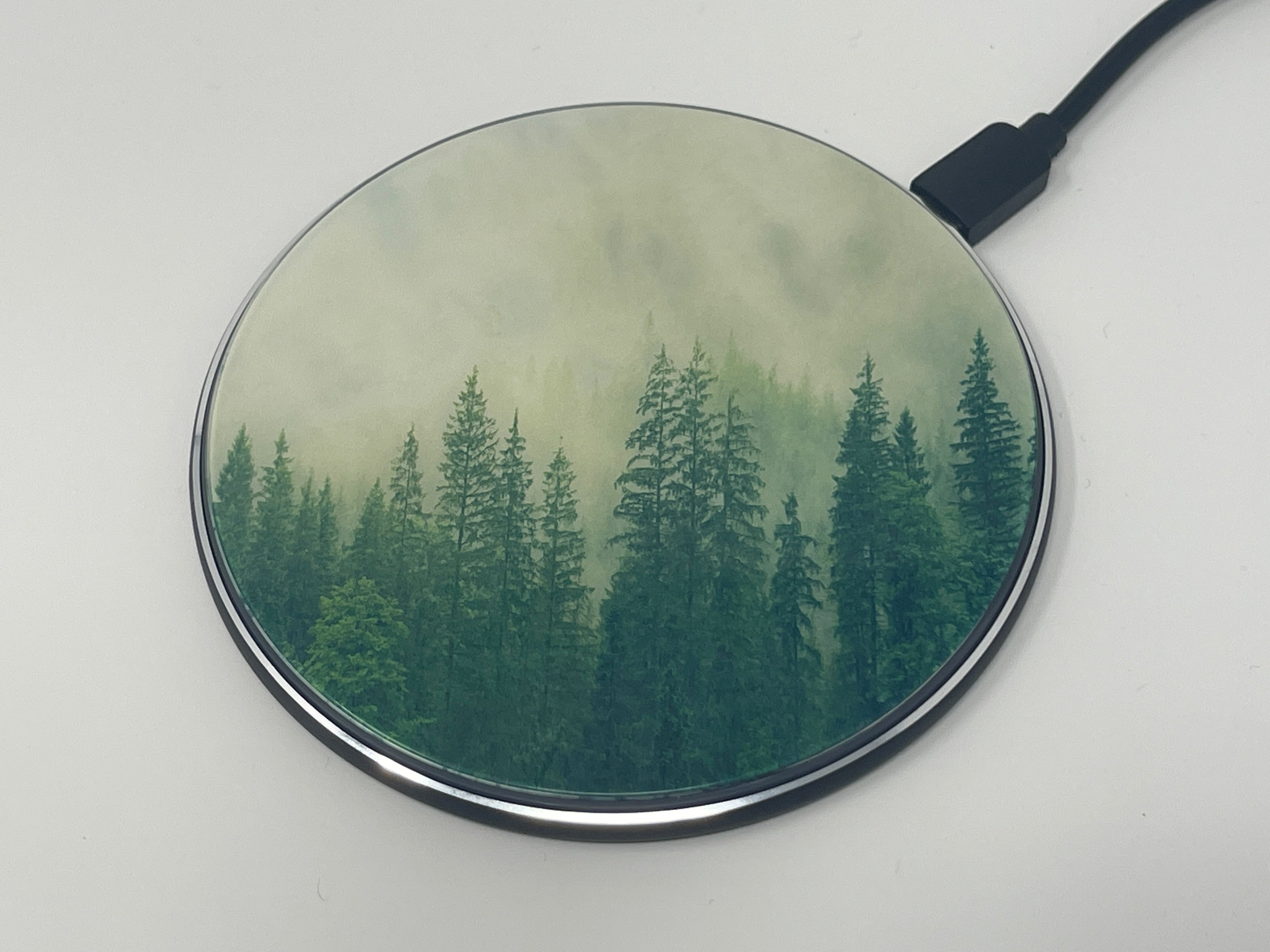 Fog Forest Wireless Charger phone case designs by CaseSwagger