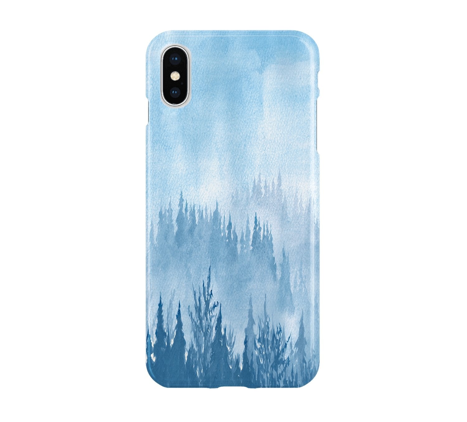 Foggy Blue - iPhone phone case designs by CaseSwagger