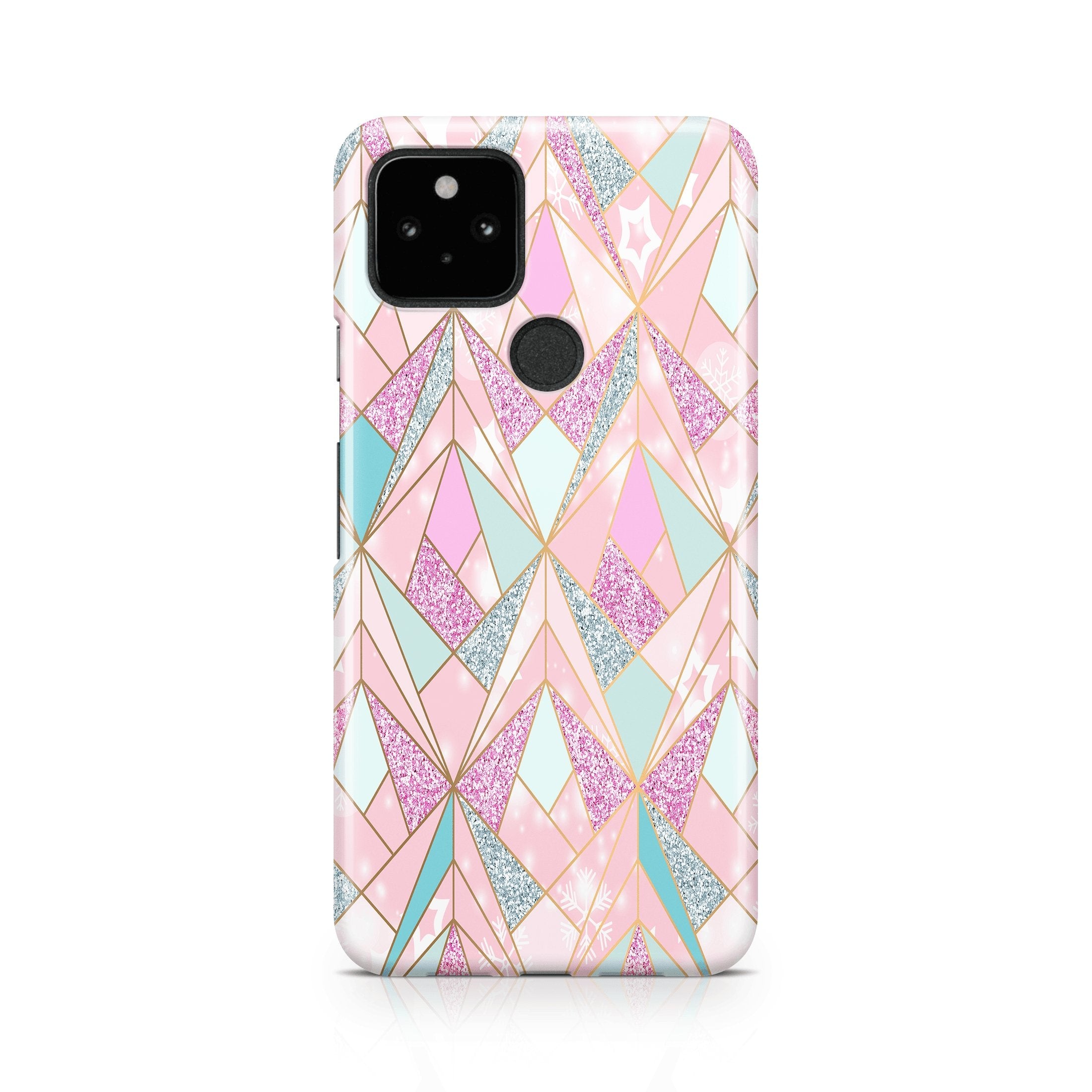 Geometric Winter - Google phone case designs by CaseSwagger