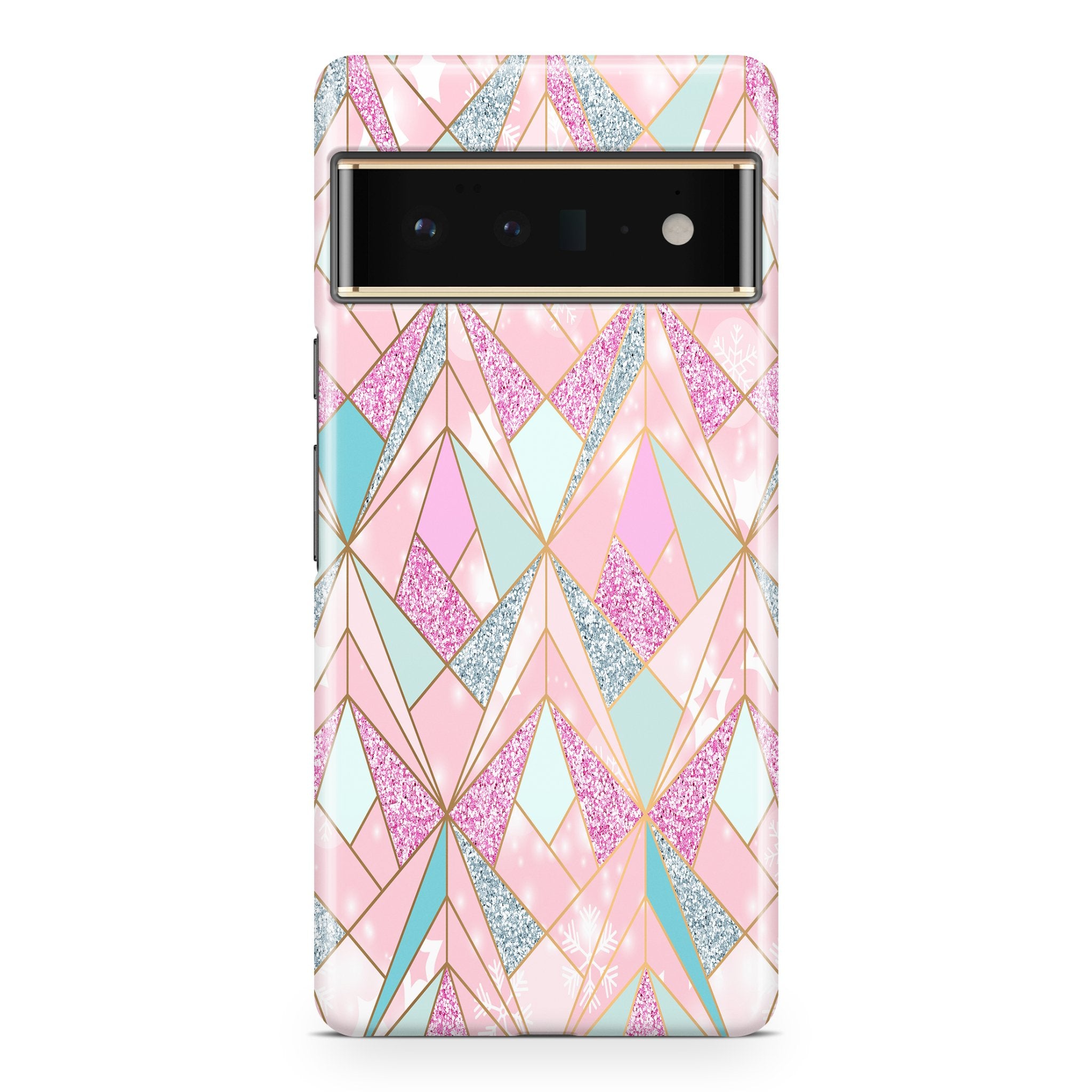 Geometric Winter - Google phone case designs by CaseSwagger