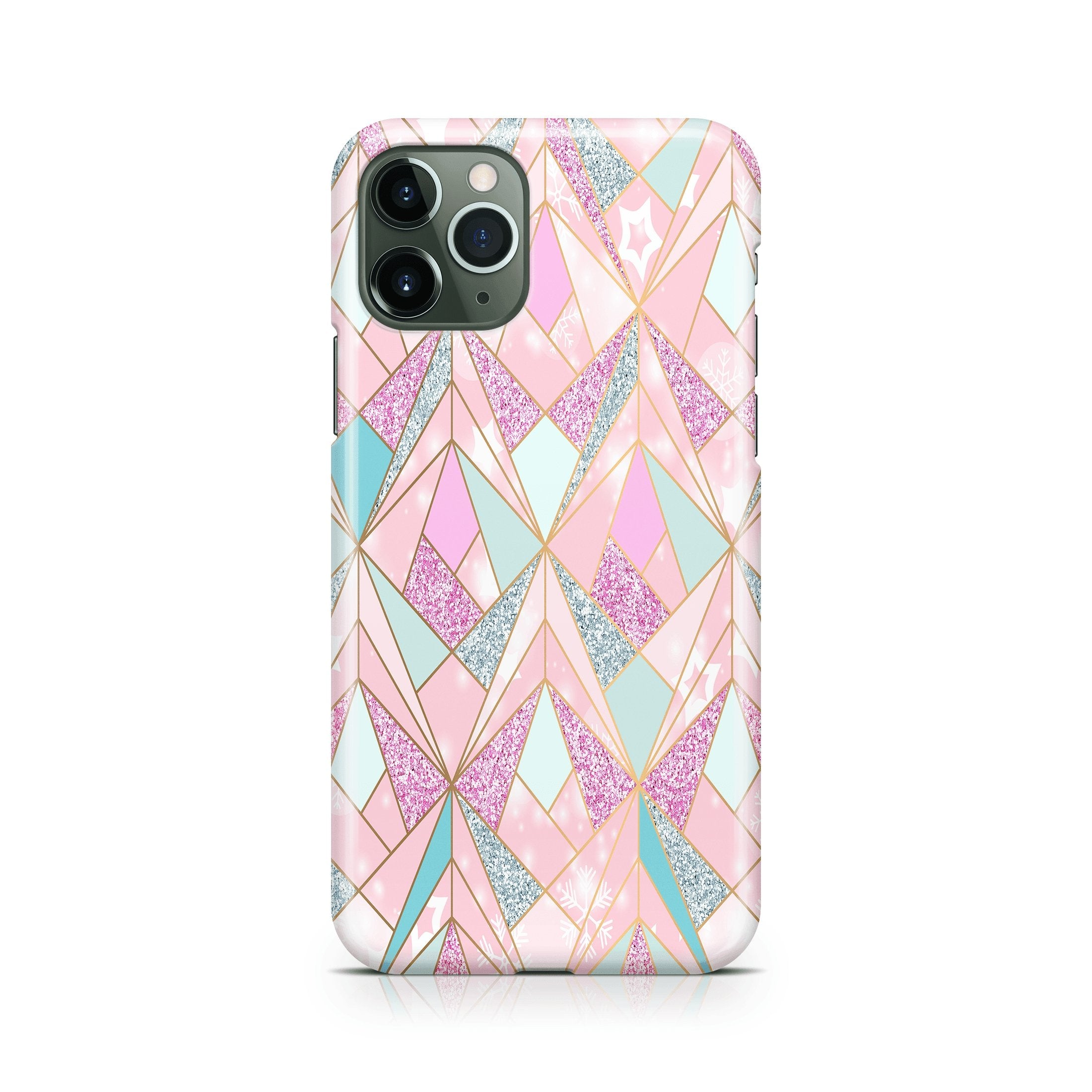 Geometric Winter - iPhone phone case designs by CaseSwagger