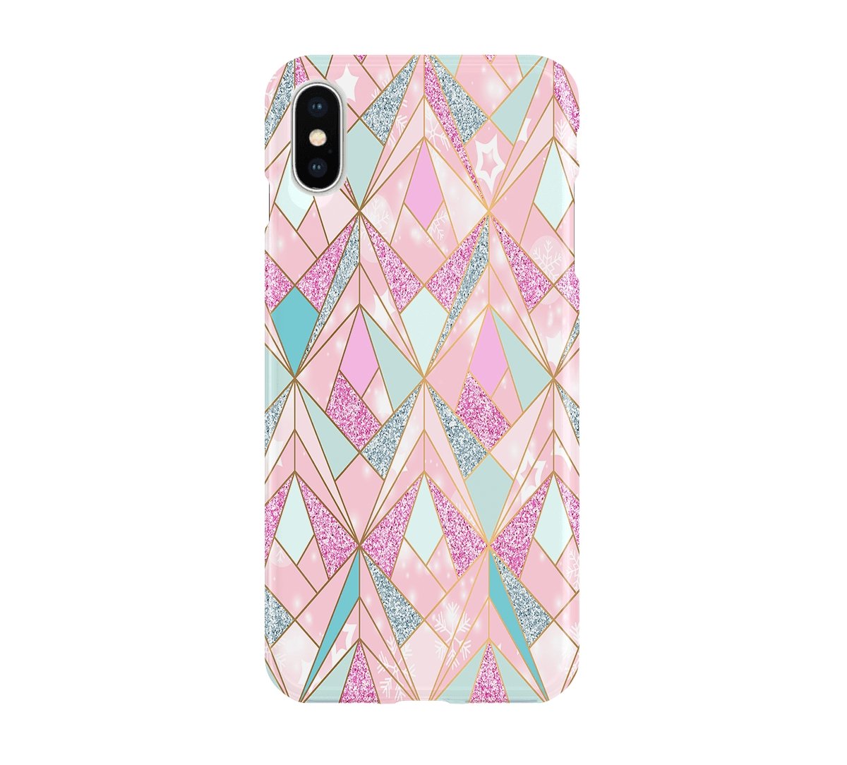 Geometric Winter - iPhone phone case designs by CaseSwagger
