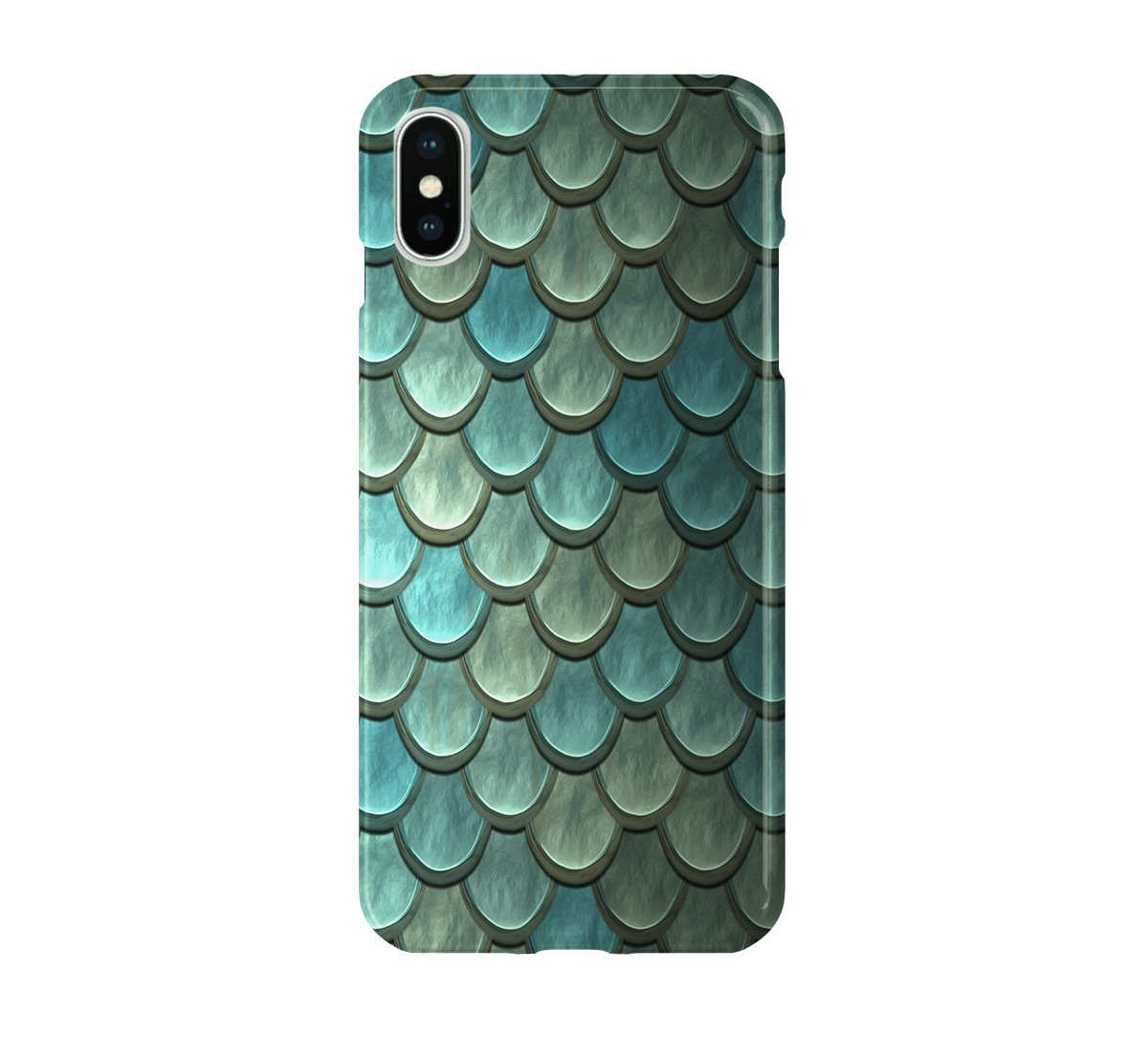 Green Mermaid Scale - iPhone phone case designs by CaseSwagger