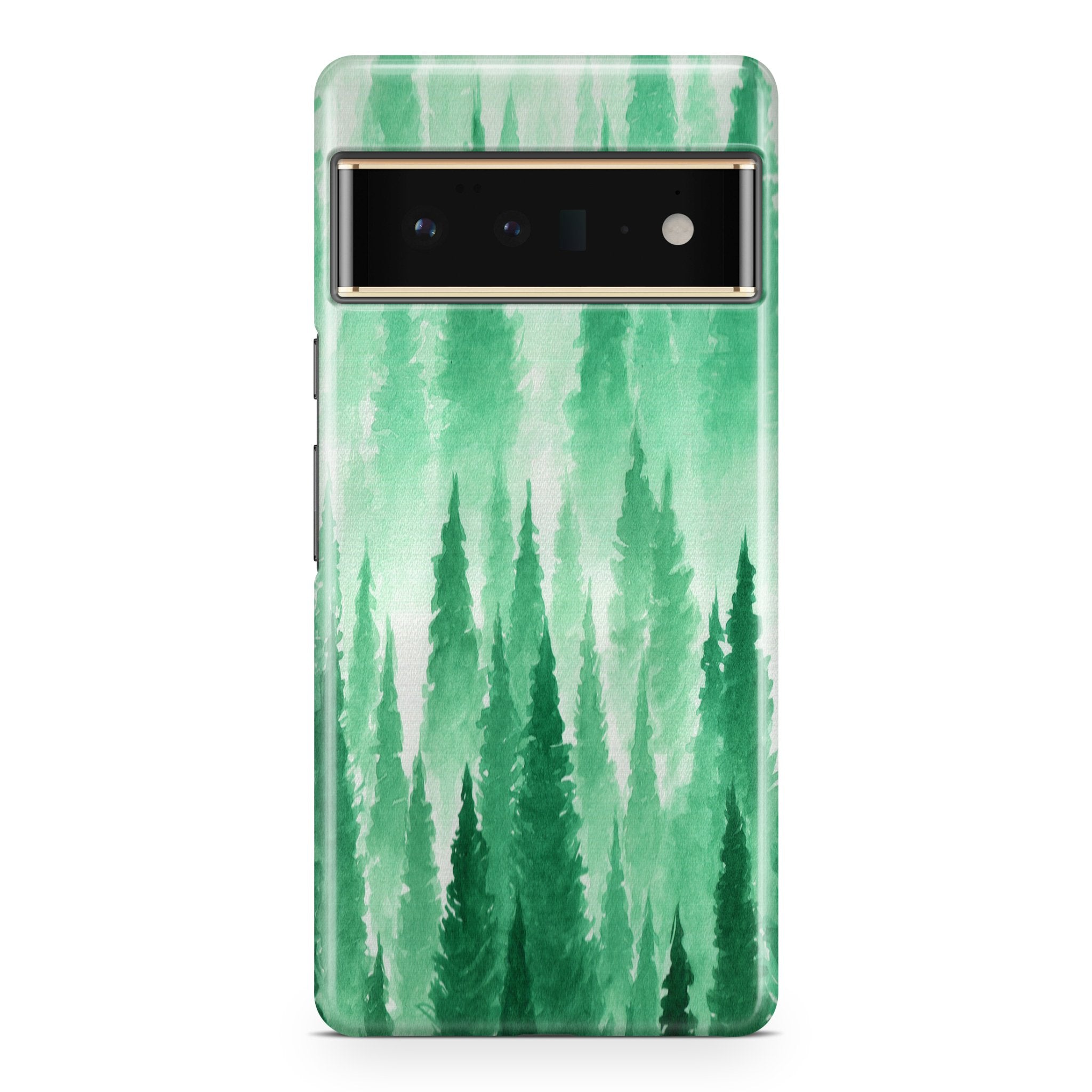 Green Mist Forest - Google phone case designs by CaseSwagger