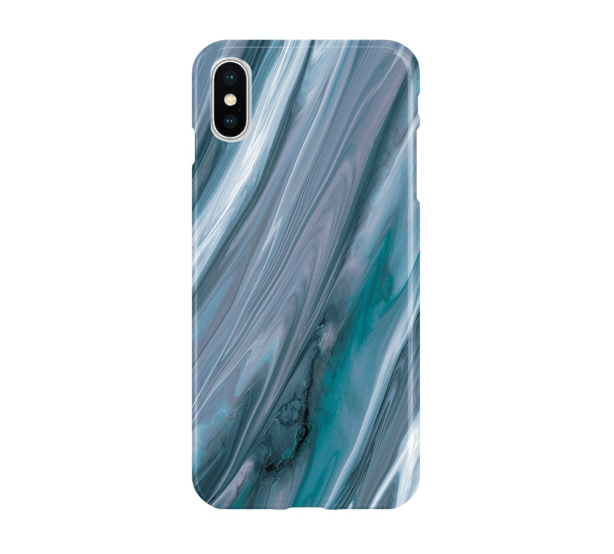 Grey & Turquoise Agate - iPhone