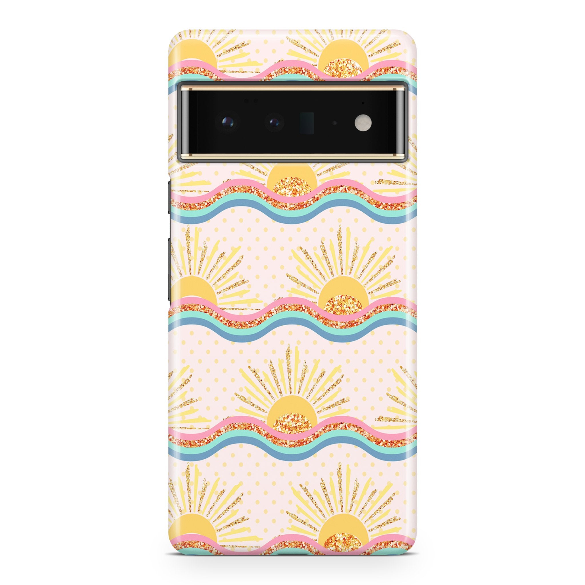 Happy Sun - Google phone case designs by CaseSwagger