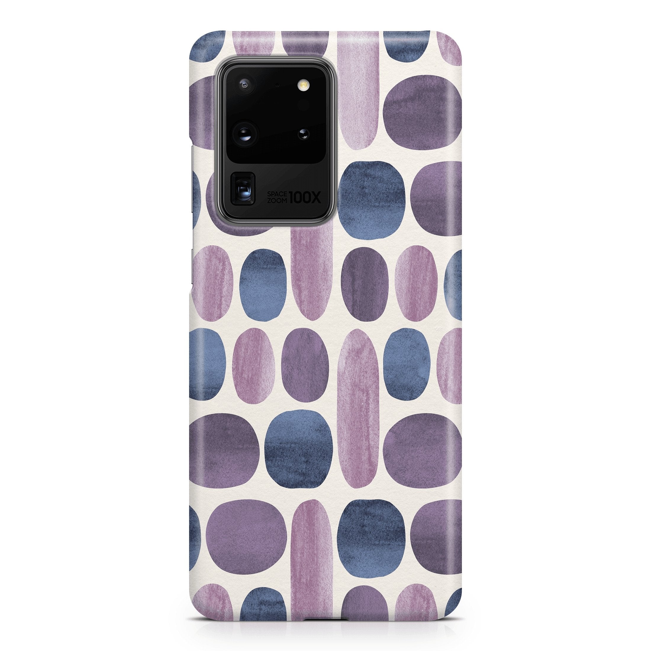 Indigo & Orchids - Samsung phone case designs by CaseSwagger
