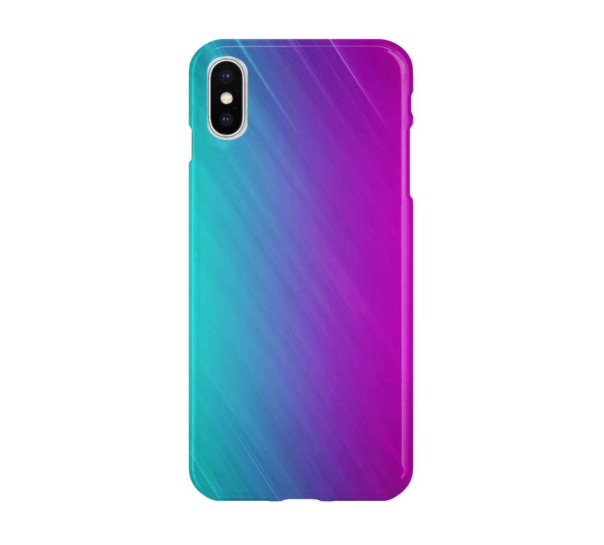 Light Blue to Pink - iPhone phone case designs by CaseSwagger