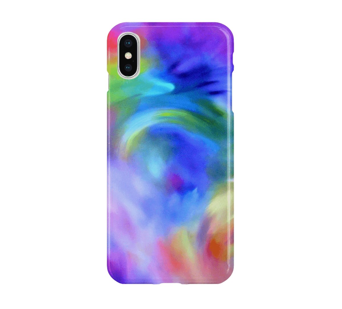 Multicolor Watercolor - iPhone phone case designs by CaseSwagger