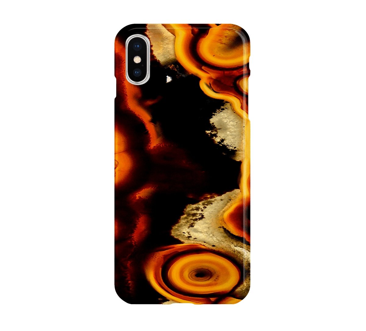 Orange Agate - iPhone phone case designs by CaseSwagger