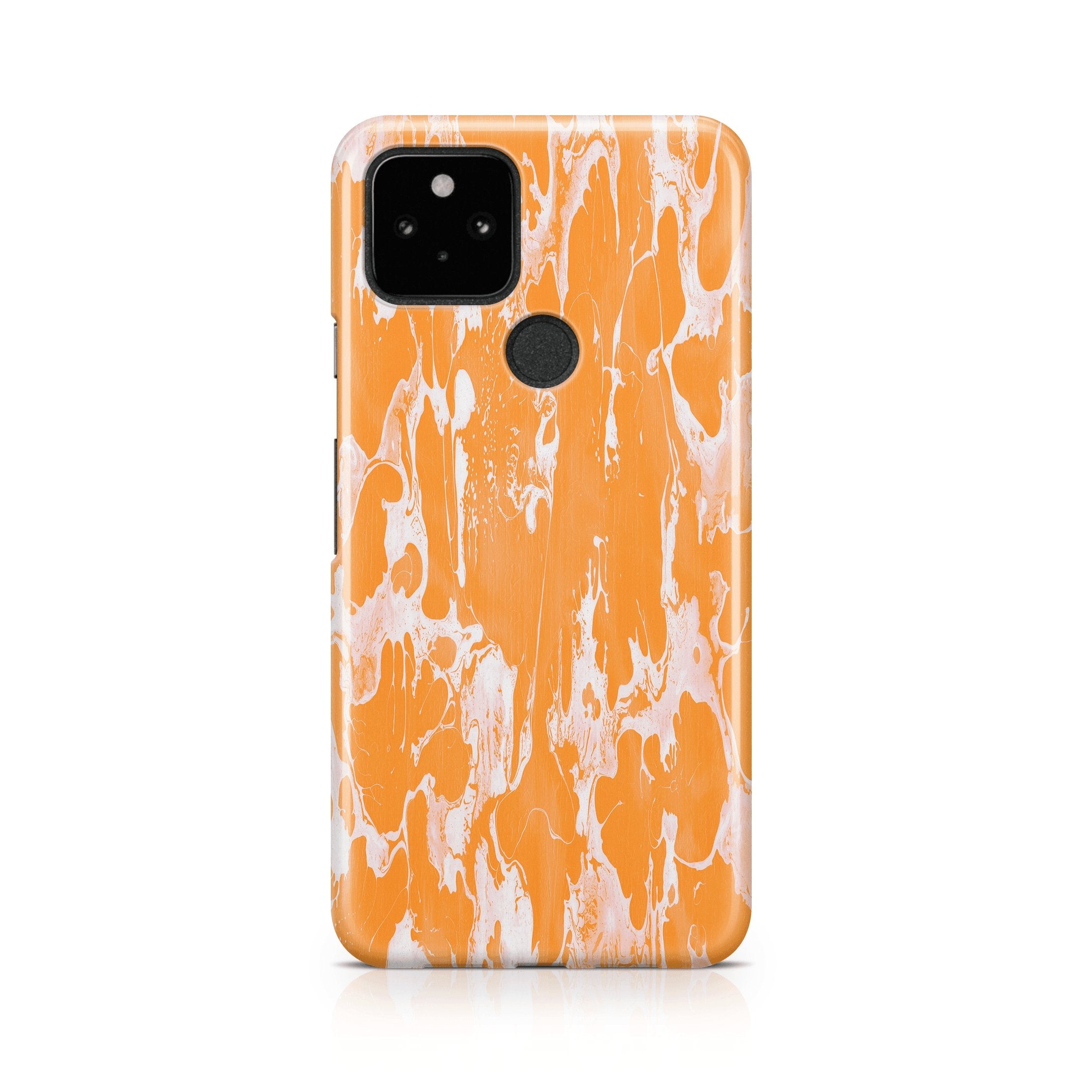 Orange Sherbet - Google phone case designs by CaseSwagger