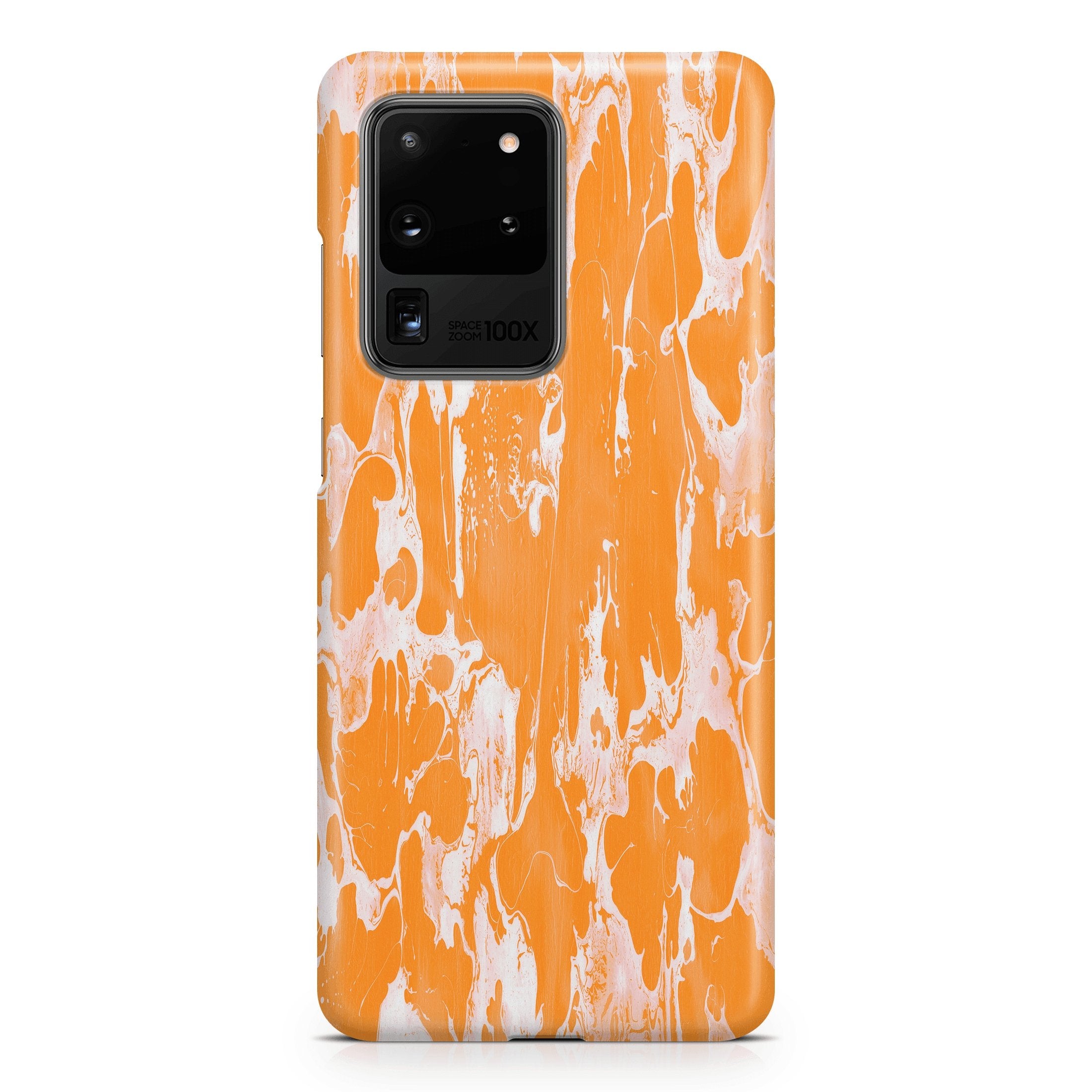 Orange Sherbet - Samsung phone case designs by CaseSwagger