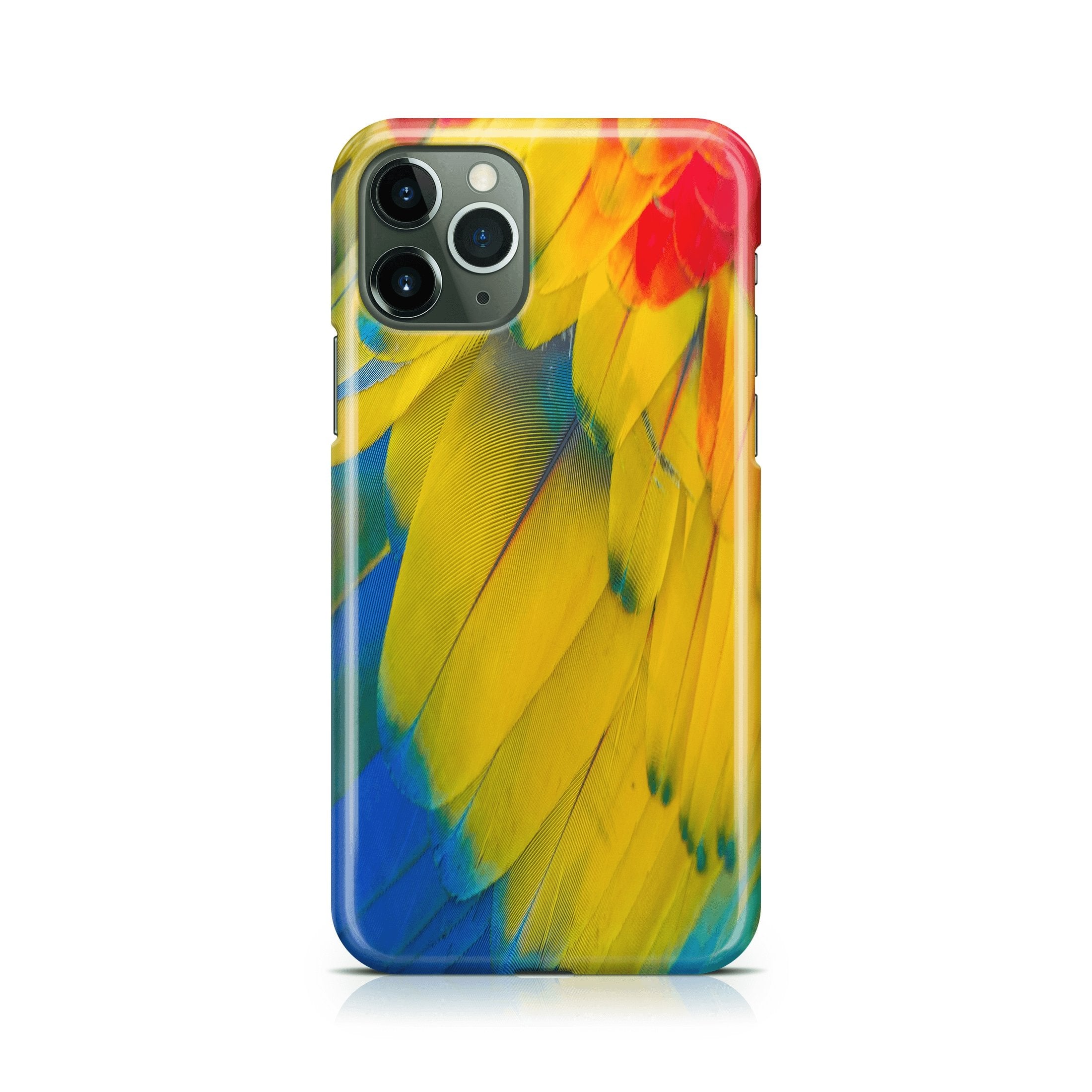 Parrot Feathers - iPhone phone case designs by CaseSwagger