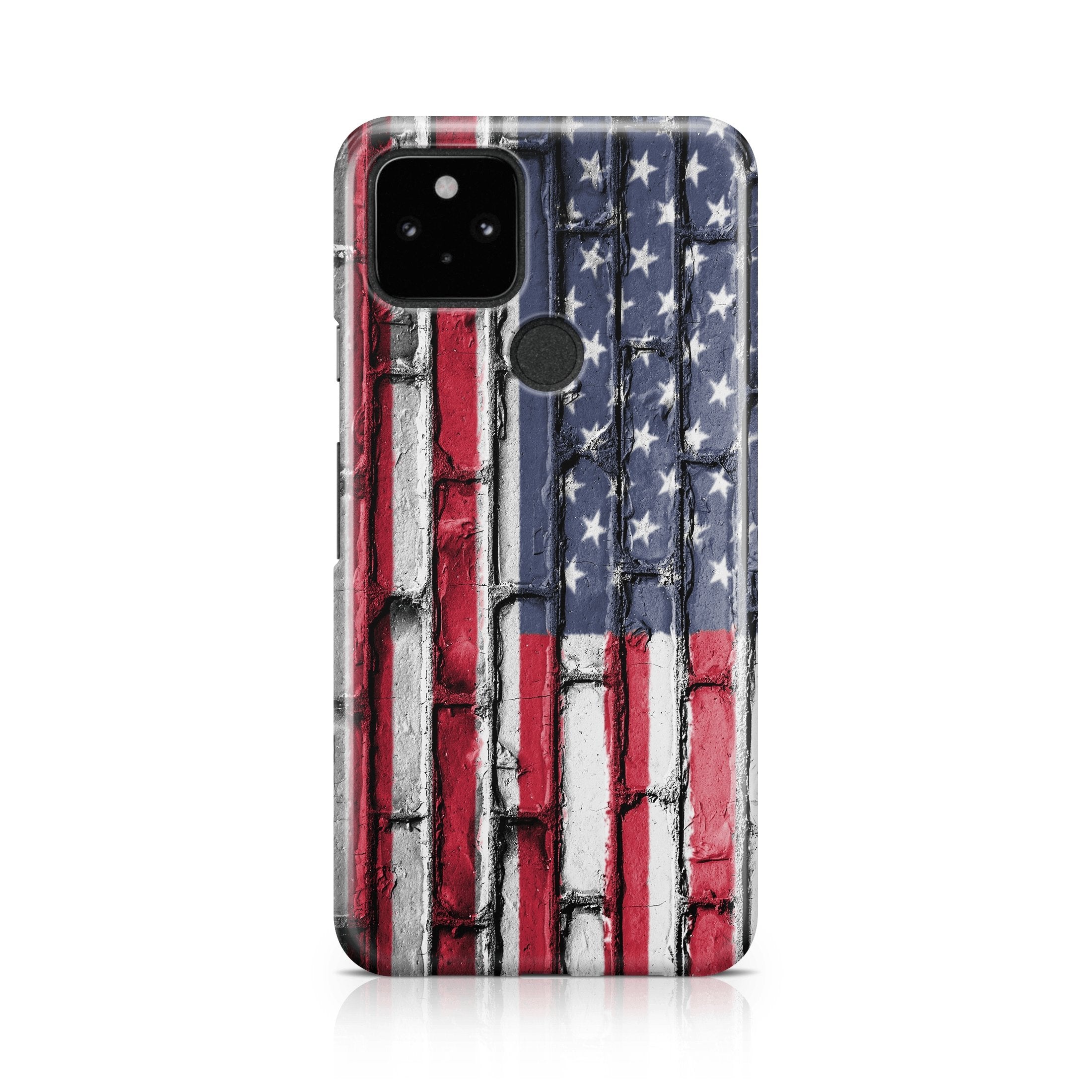 Patriotic Bricks - Google phone case designs by CaseSwagger