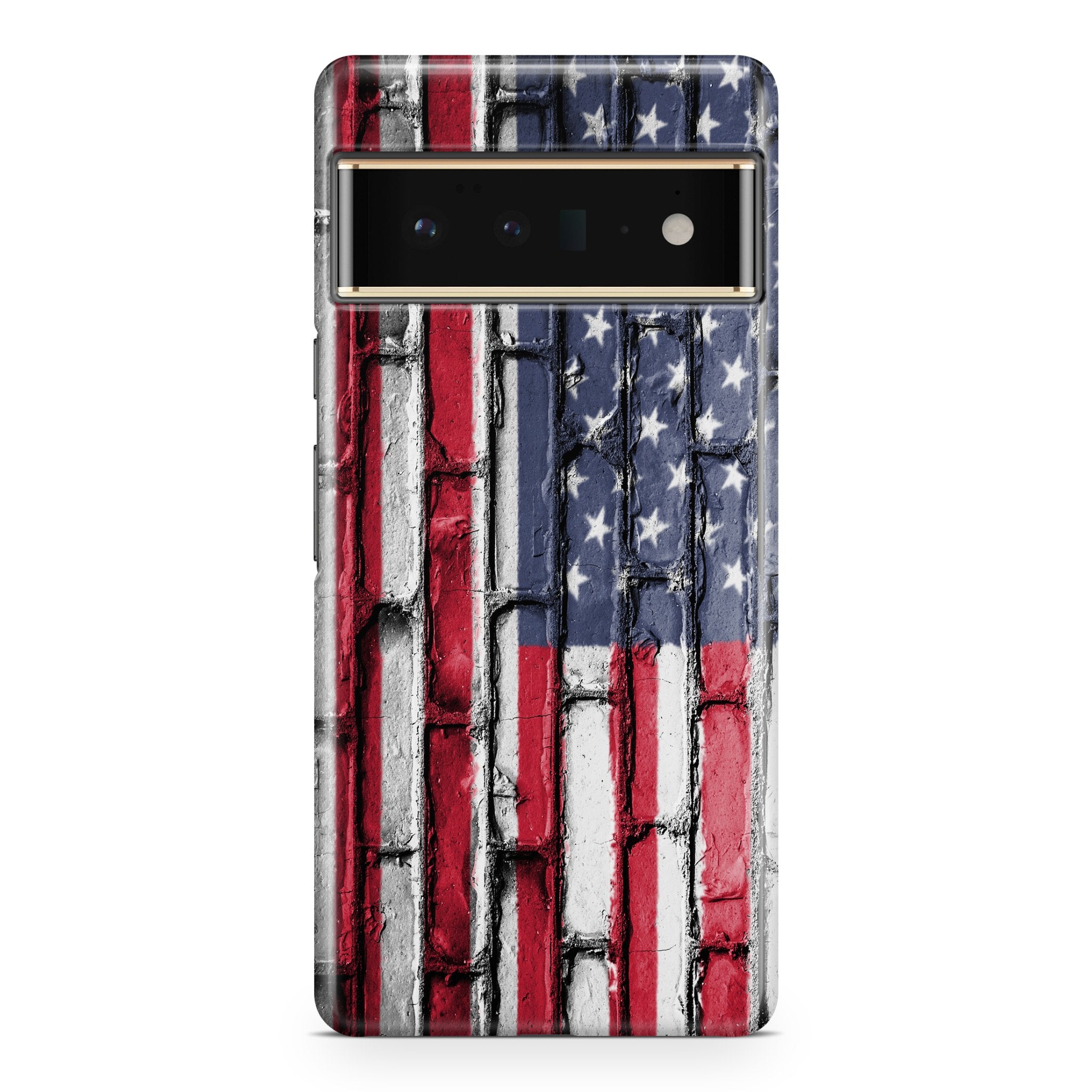 Patriotic Bricks - Google phone case designs by CaseSwagger