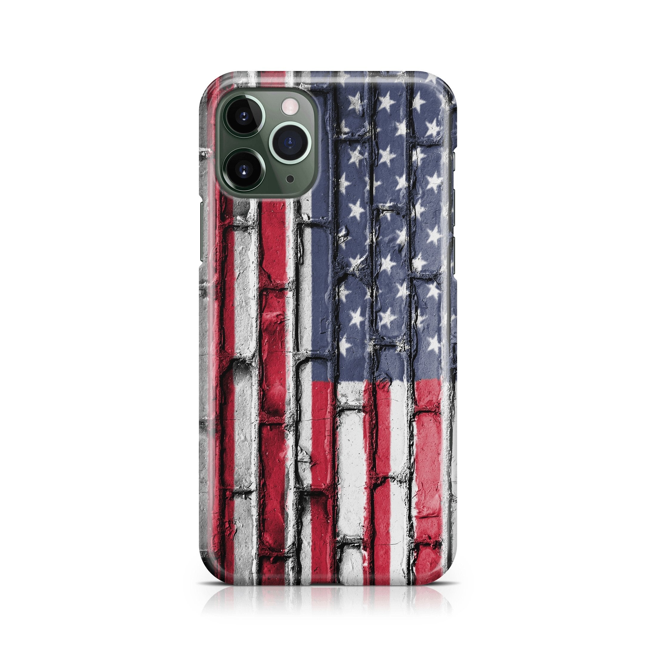 Patriotic Bricks - iPhone phone case designs by CaseSwagger