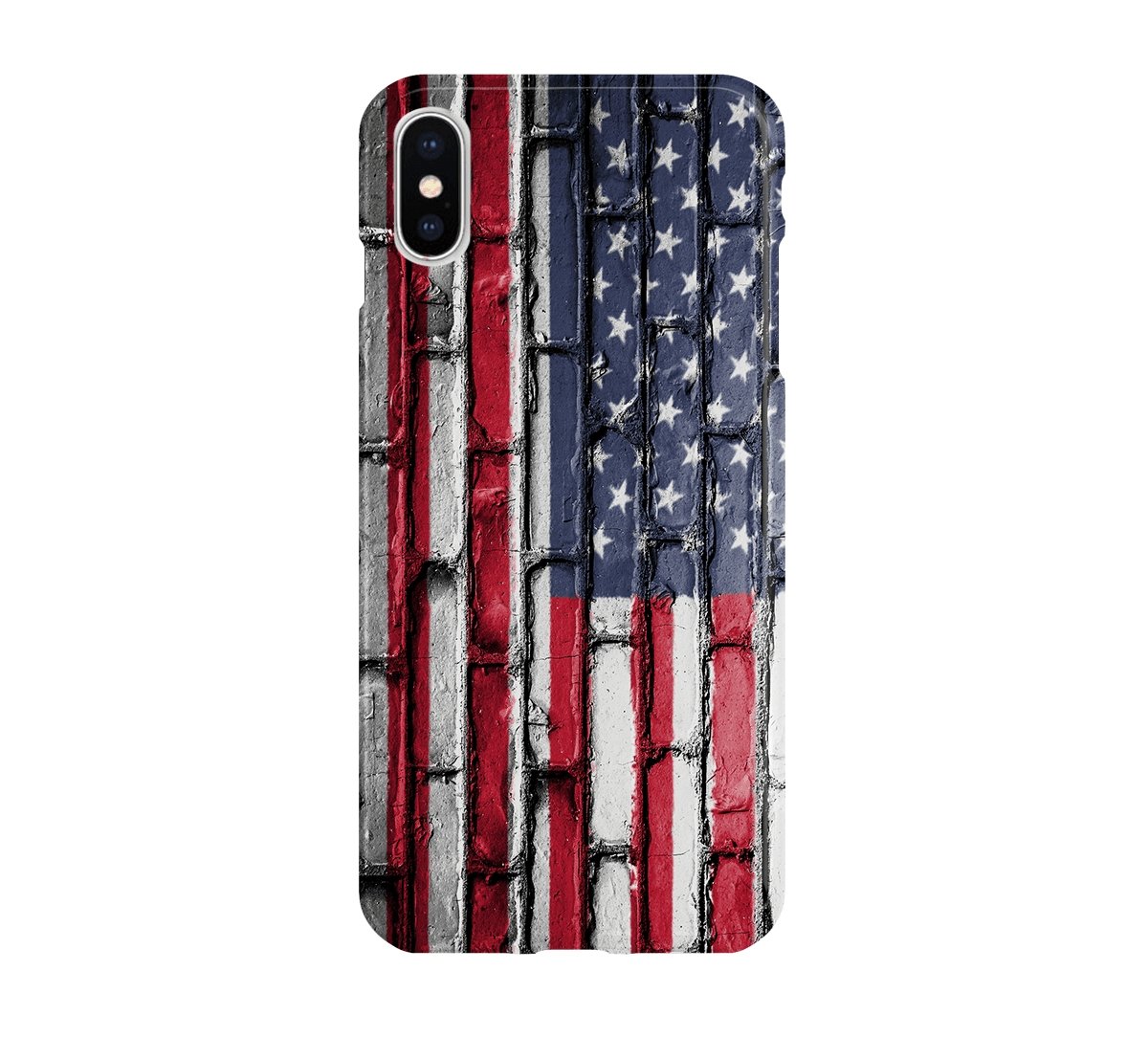 Patriotic Bricks - iPhone phone case designs by CaseSwagger