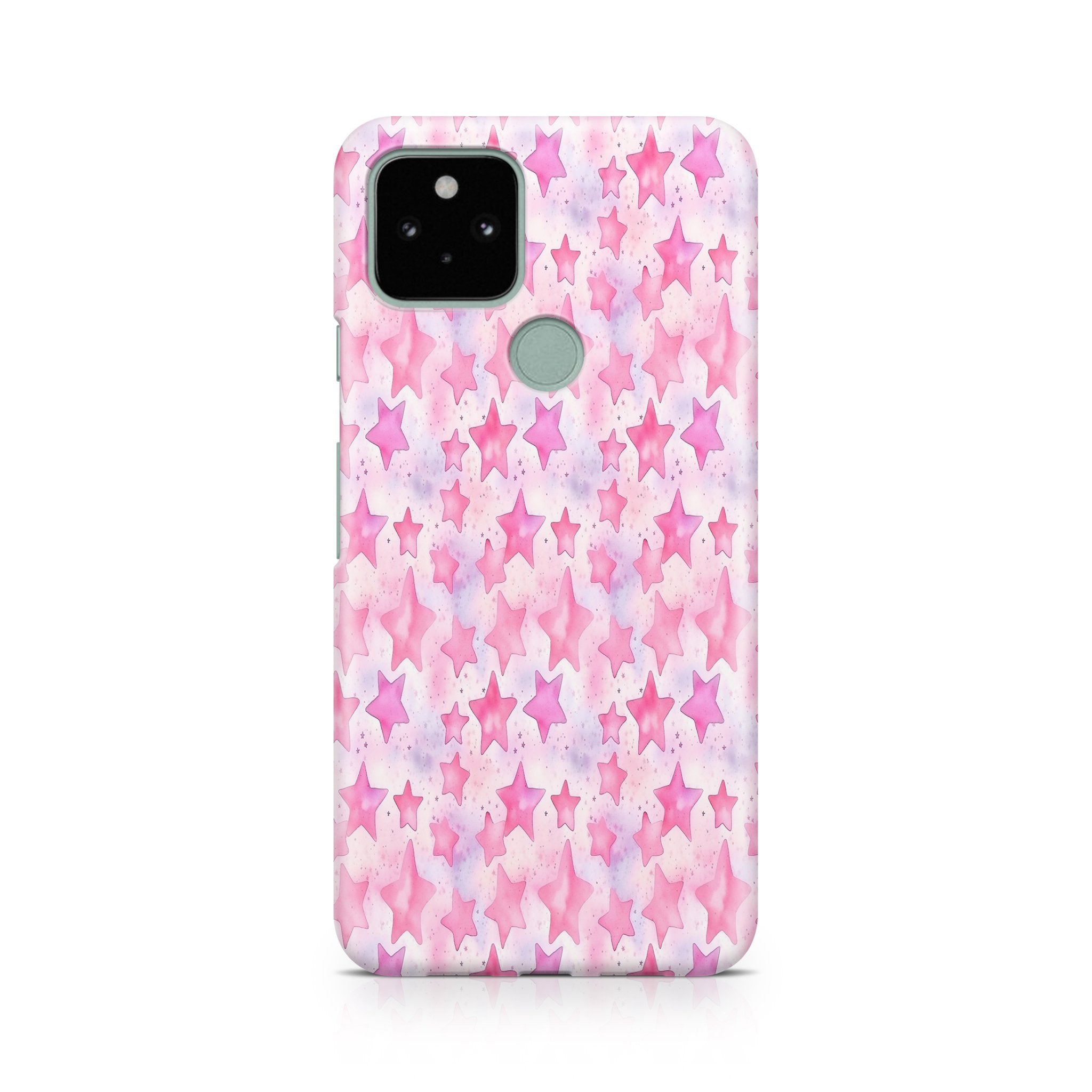 Pink Star - Google phone case designs by CaseSwagger