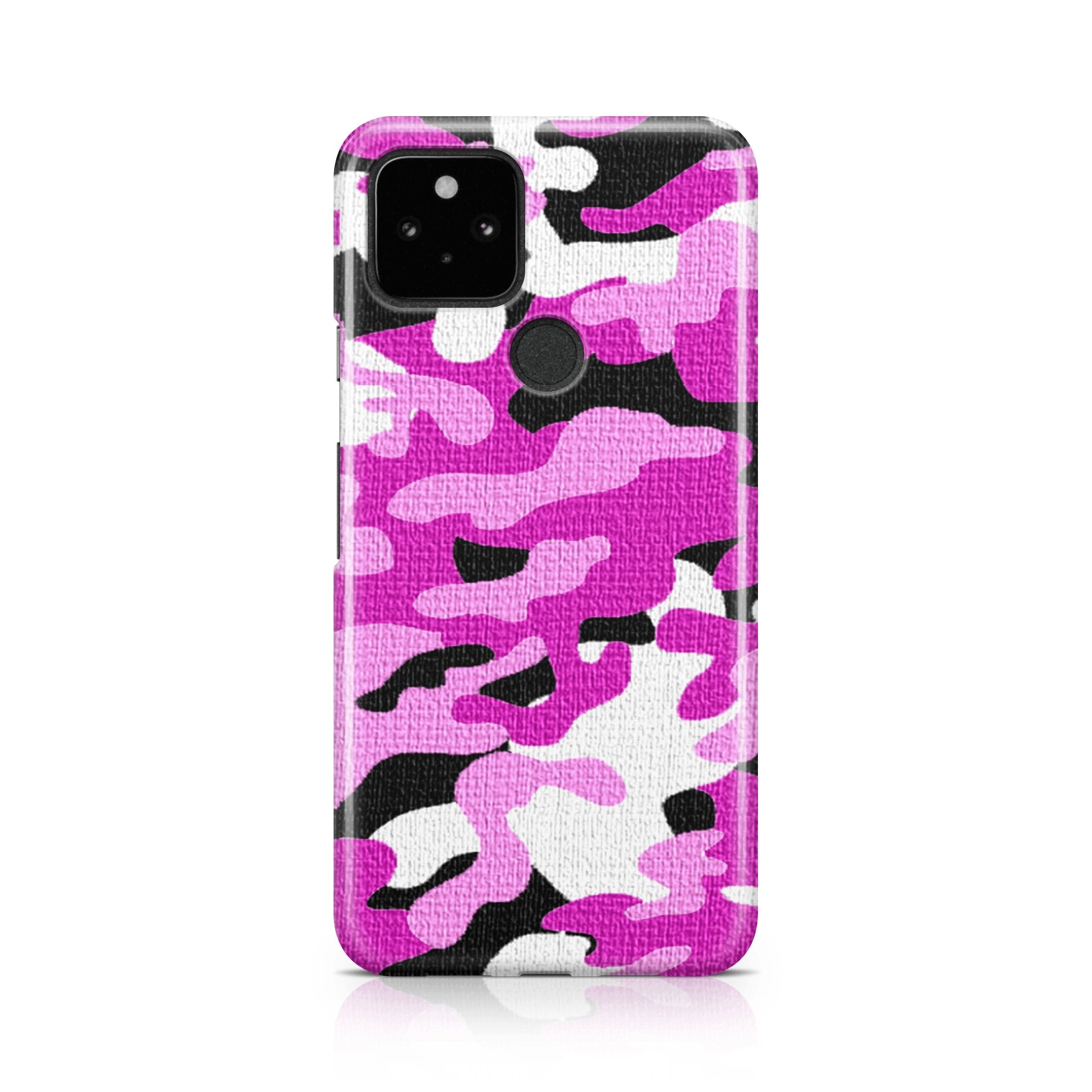 Pink Camo - Google phone case designs by CaseSwagger