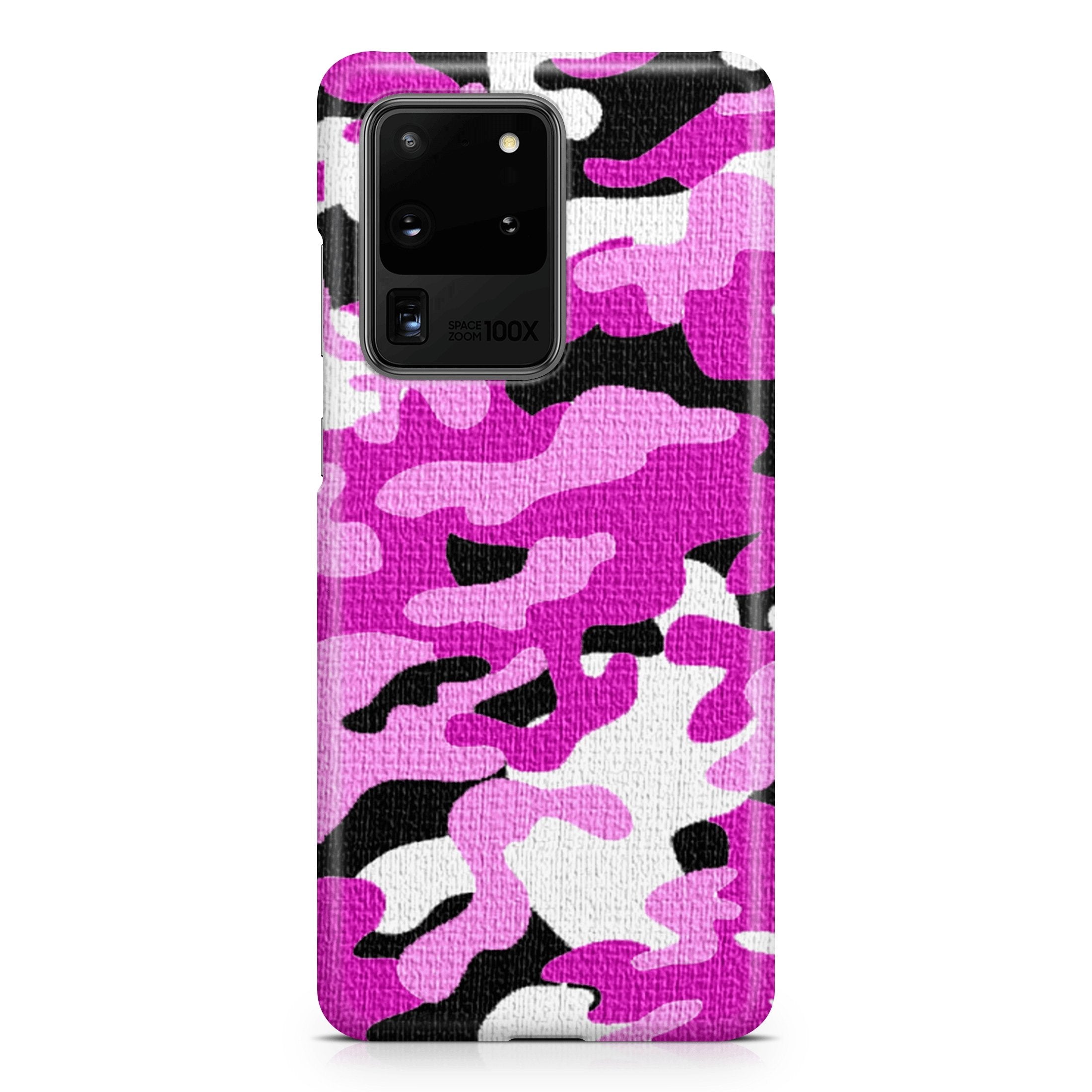Pink Camo - Samsung phone case designs by CaseSwagger