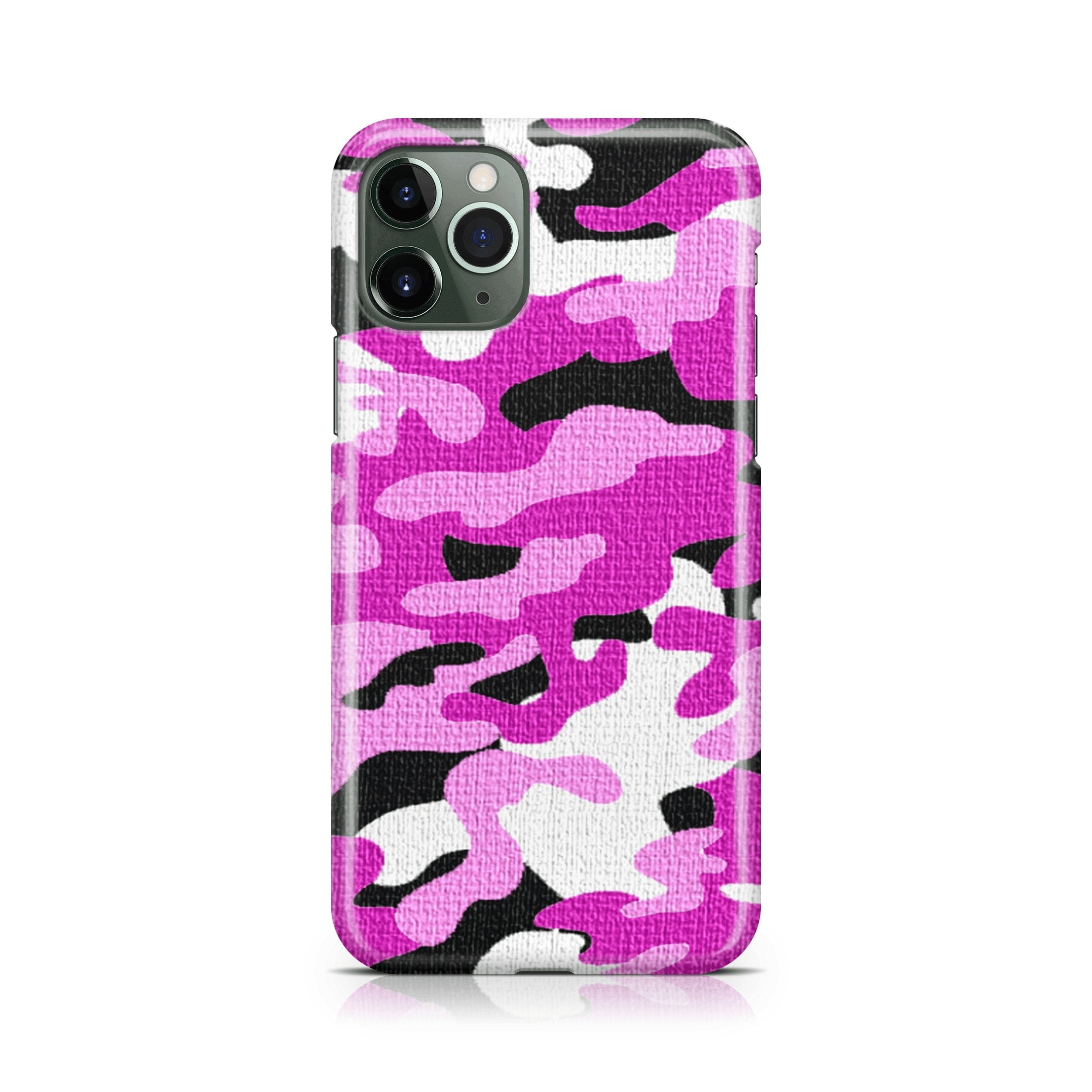 Pink Camo - iPhone phone case designs by CaseSwagger