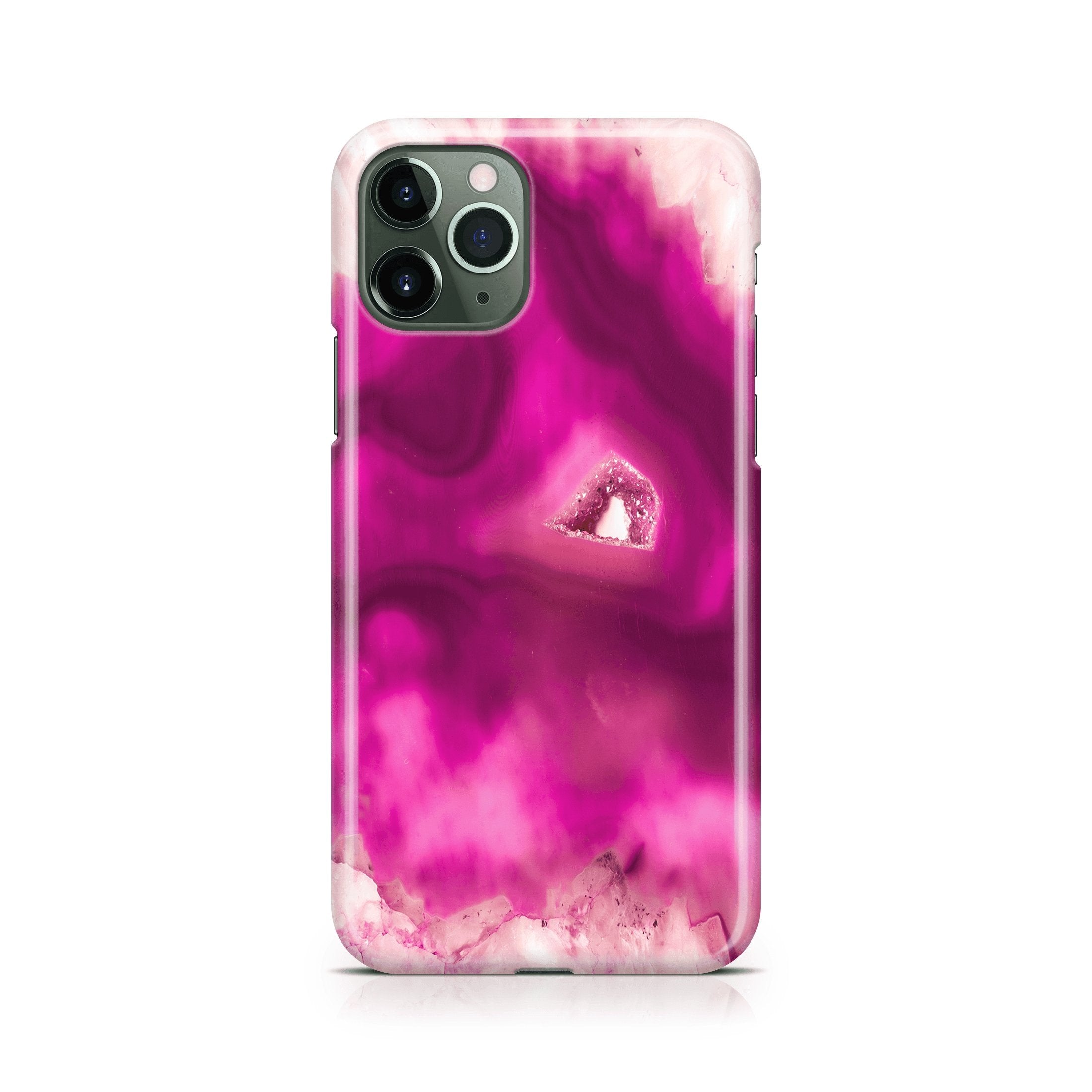 Pink Geode - iPhone phone case designs by CaseSwagger
