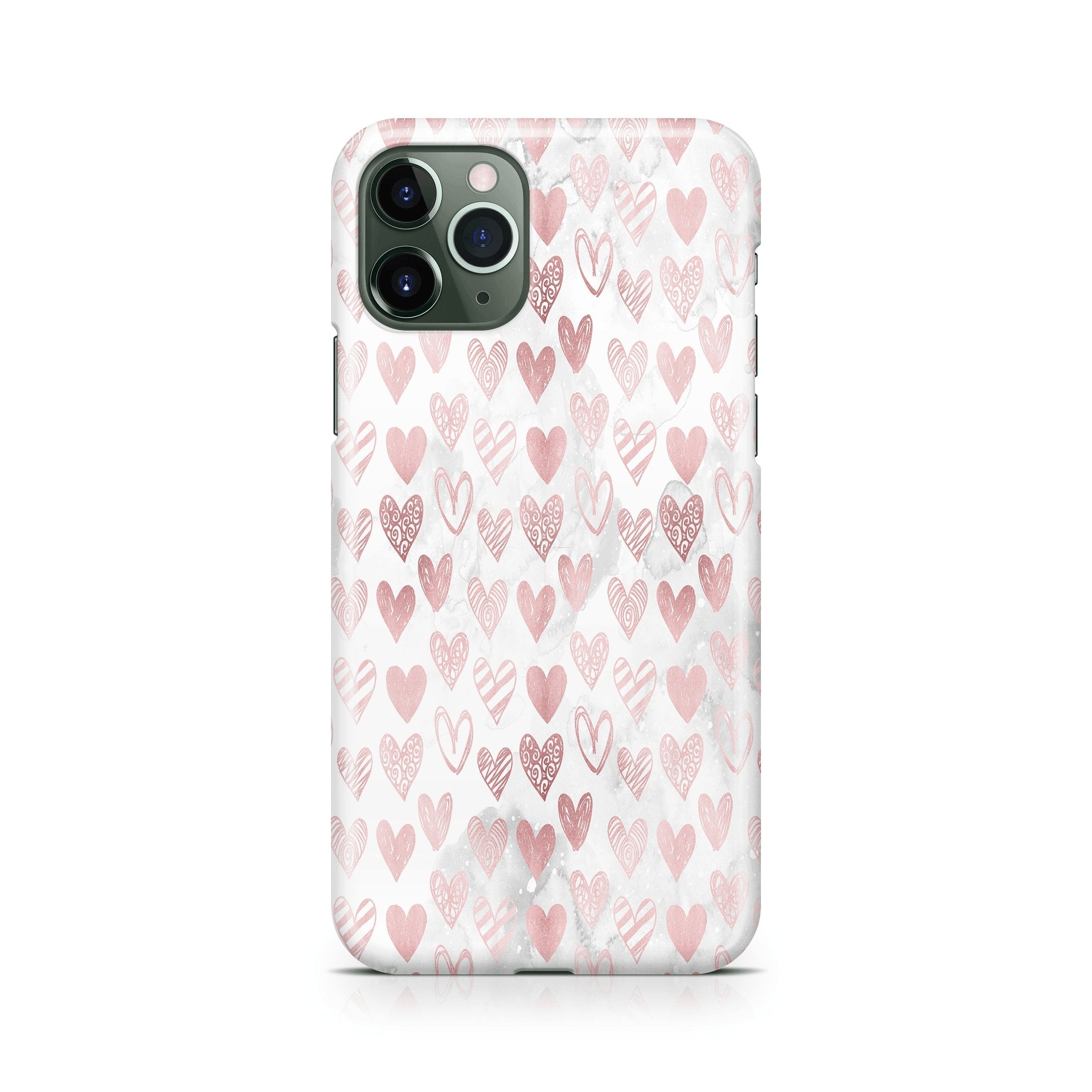 Pink Heart - iPhone phone case designs by CaseSwagger