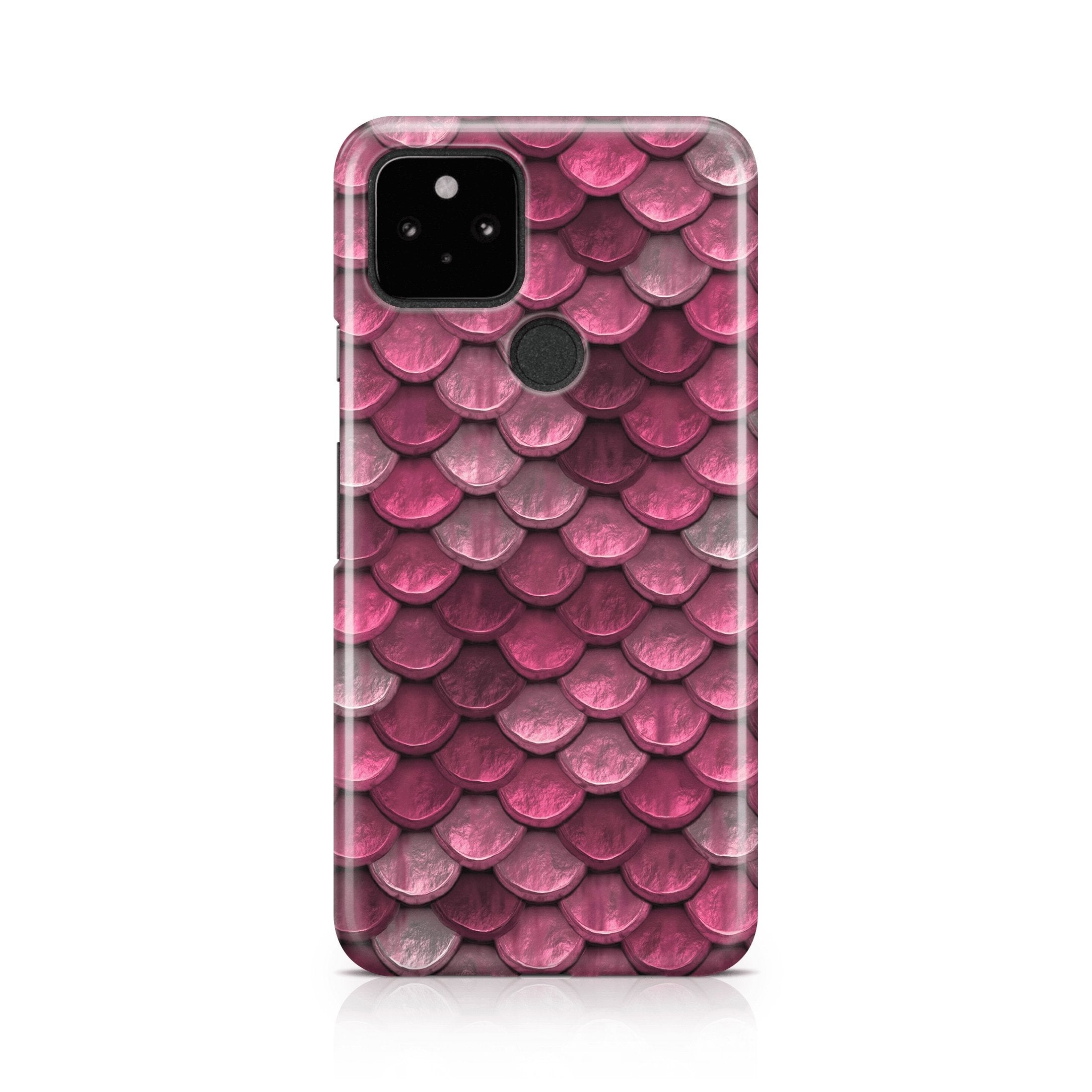 Pink Mermaid Scale - Google phone case designs by CaseSwagger