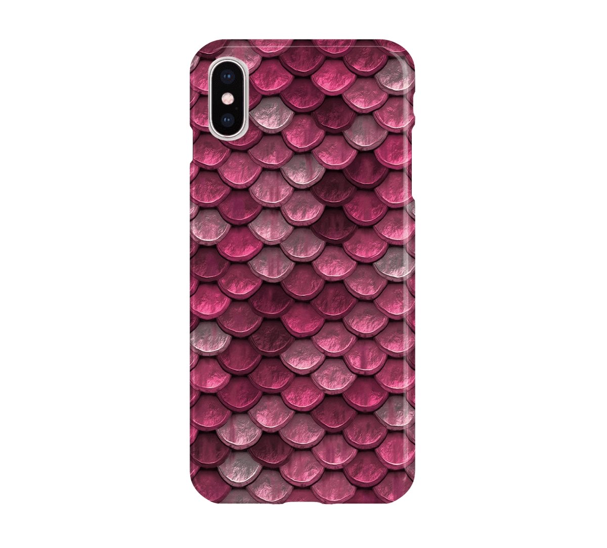 Pink Mermaid Scale - iPhone phone case designs by CaseSwagger