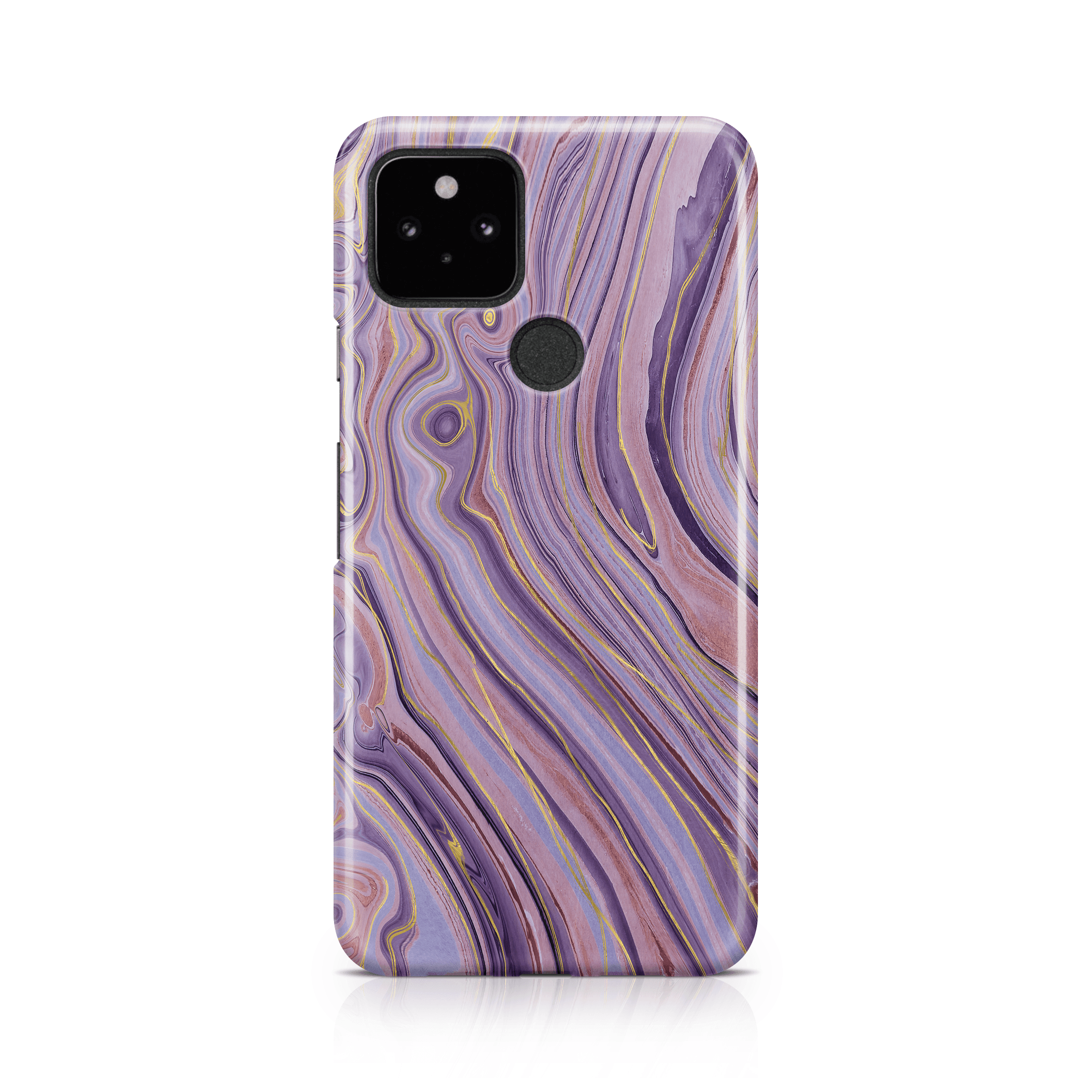 Pink Purple Agate - Google phone case designs by CaseSwagger
