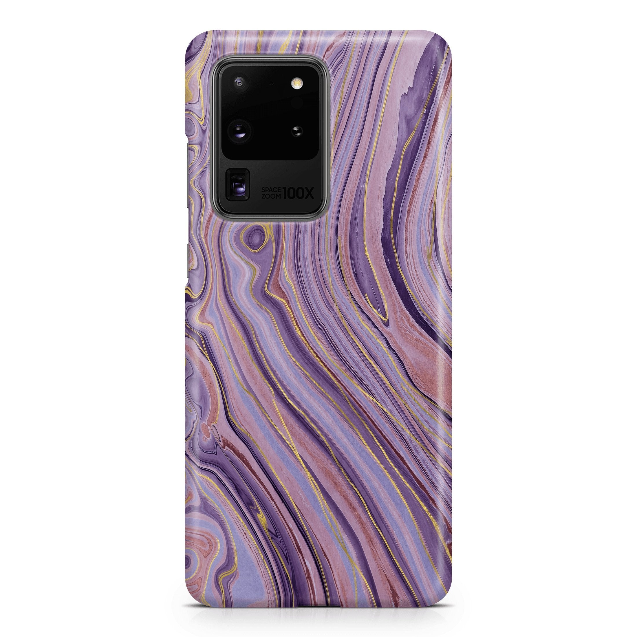 Pink Purple Agate - Samsung phone case designs by CaseSwagger