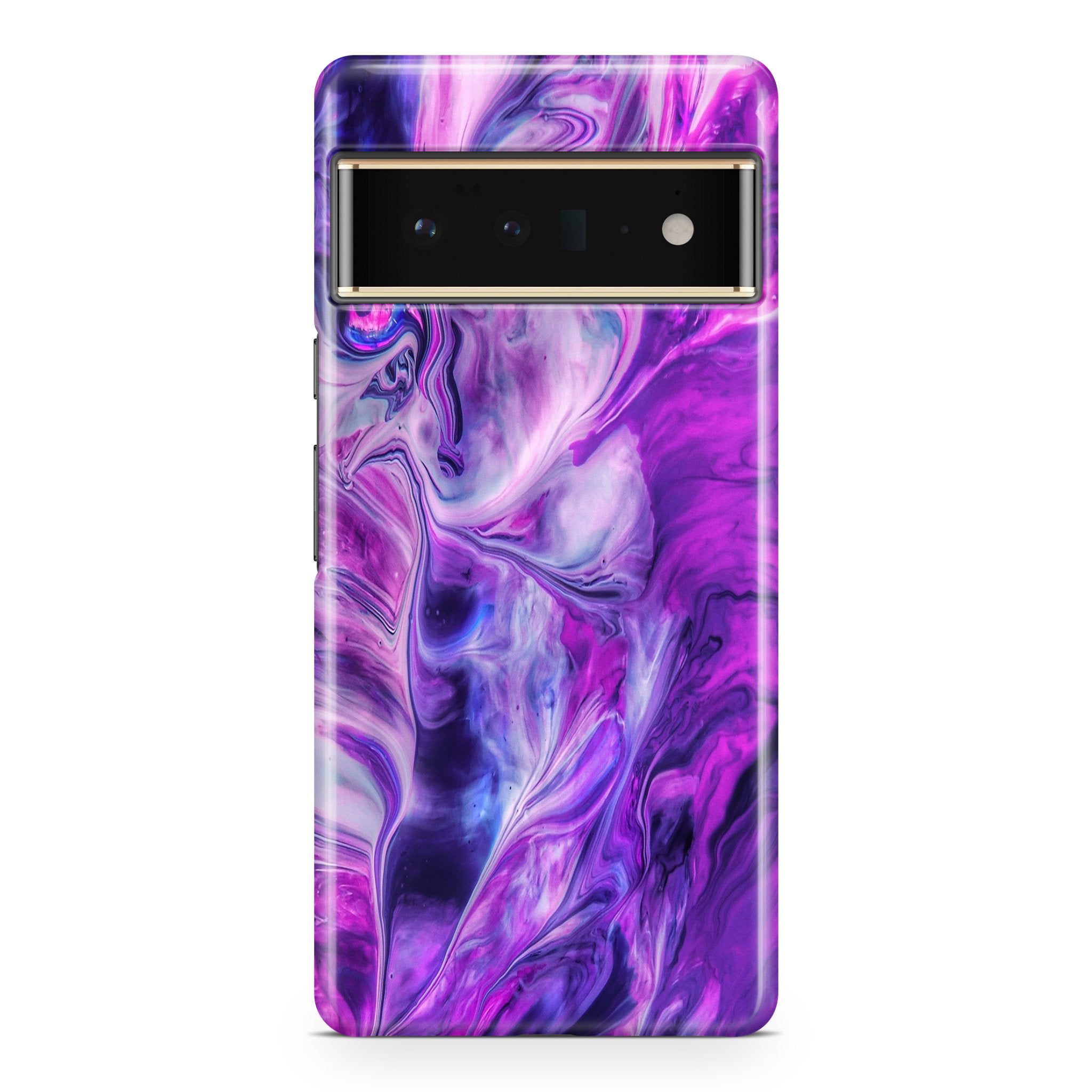 Pink & Blue Abstract - Google phone case designs by CaseSwagger