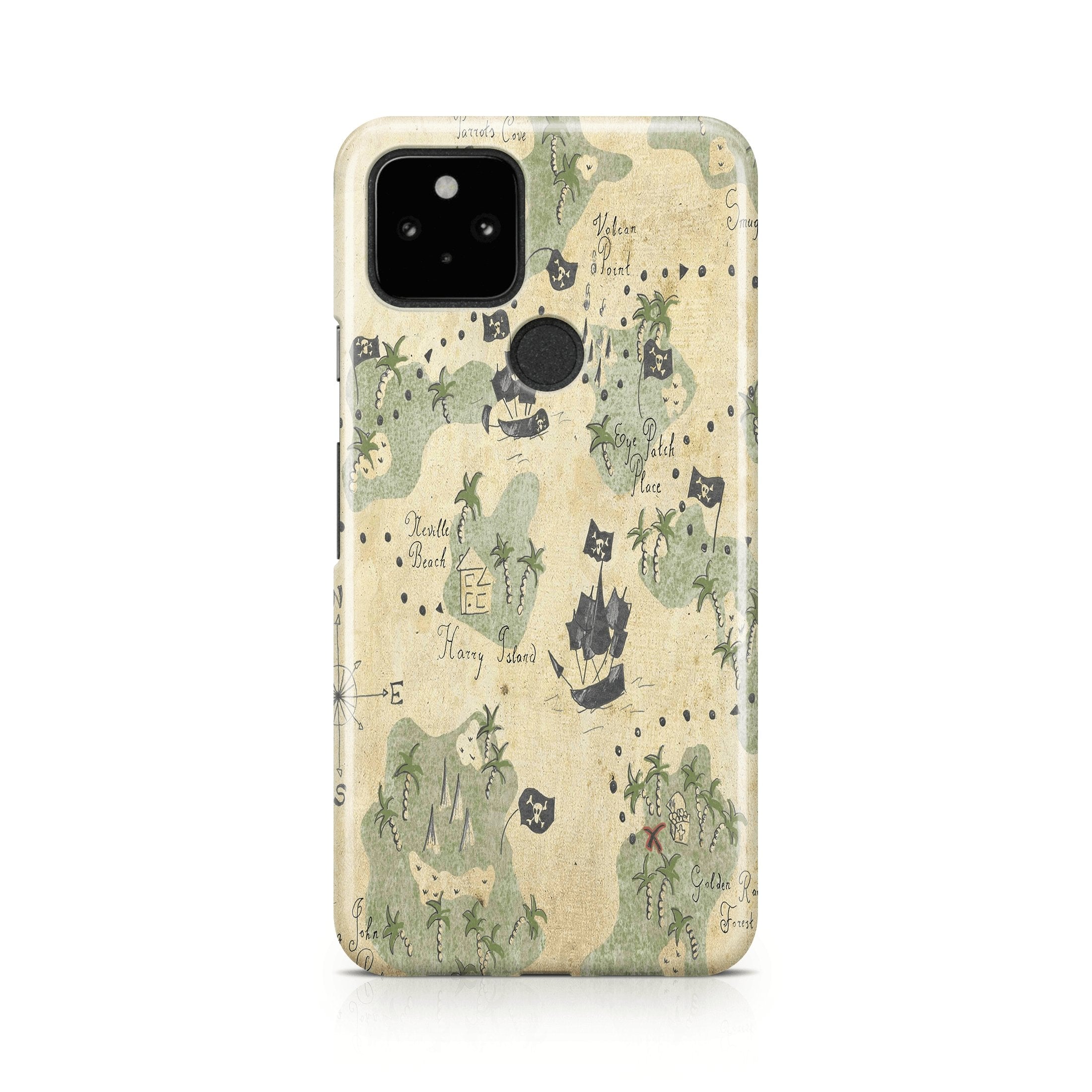 Pirate Map - Google phone case designs by CaseSwagger