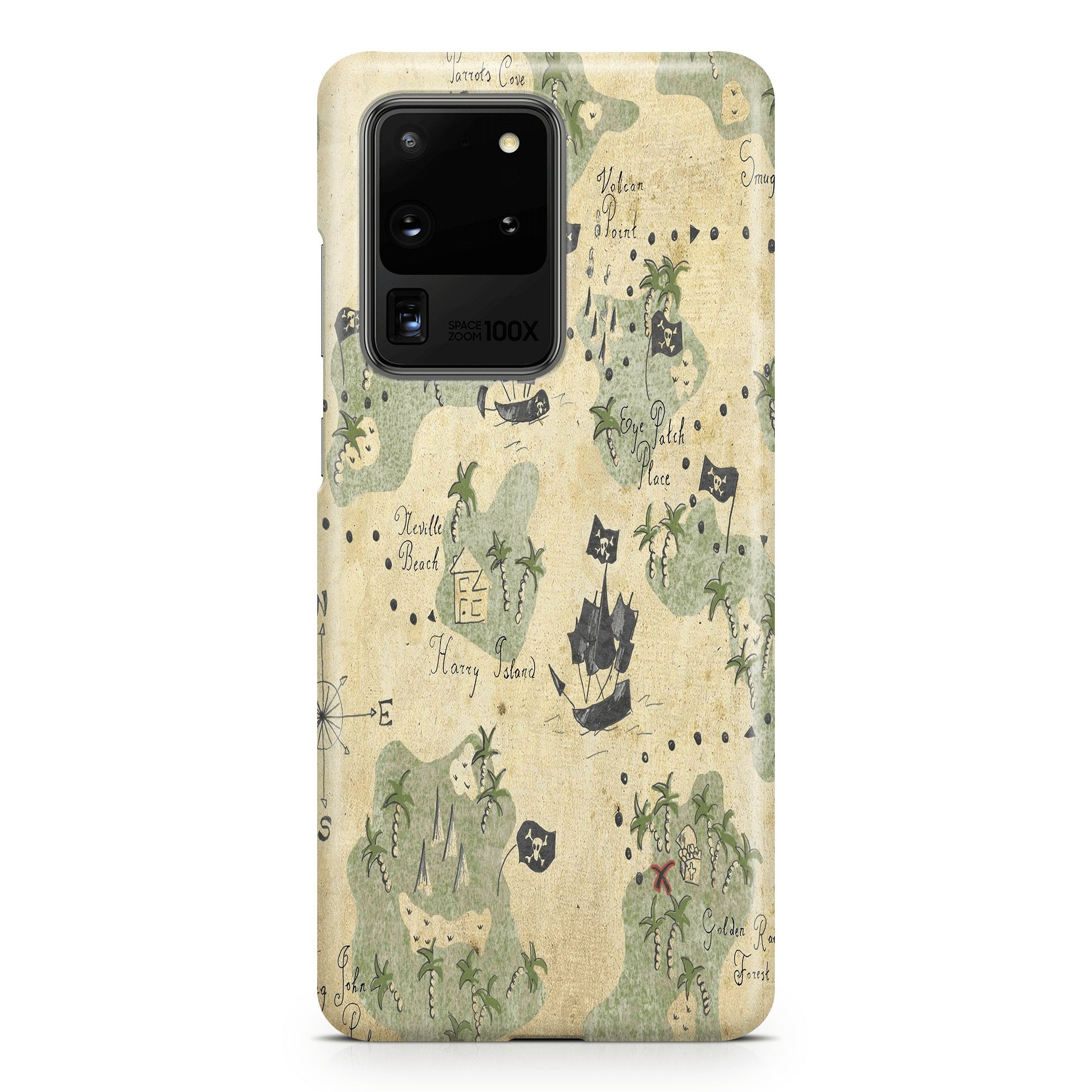 Pirate Map - Samsung phone case designs by CaseSwagger