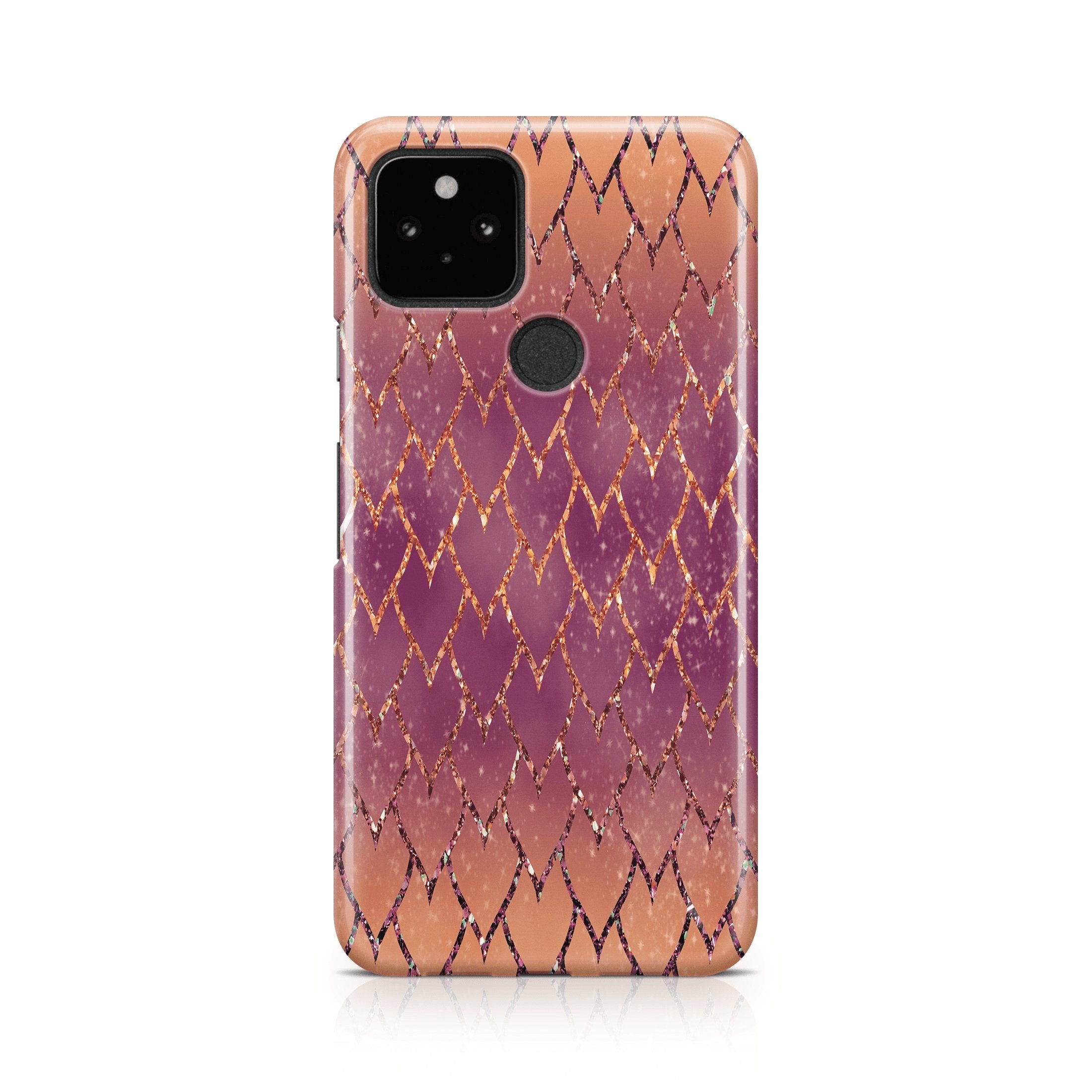 Pumpkin Spice Dragonscale - Google phone case designs by CaseSwagger