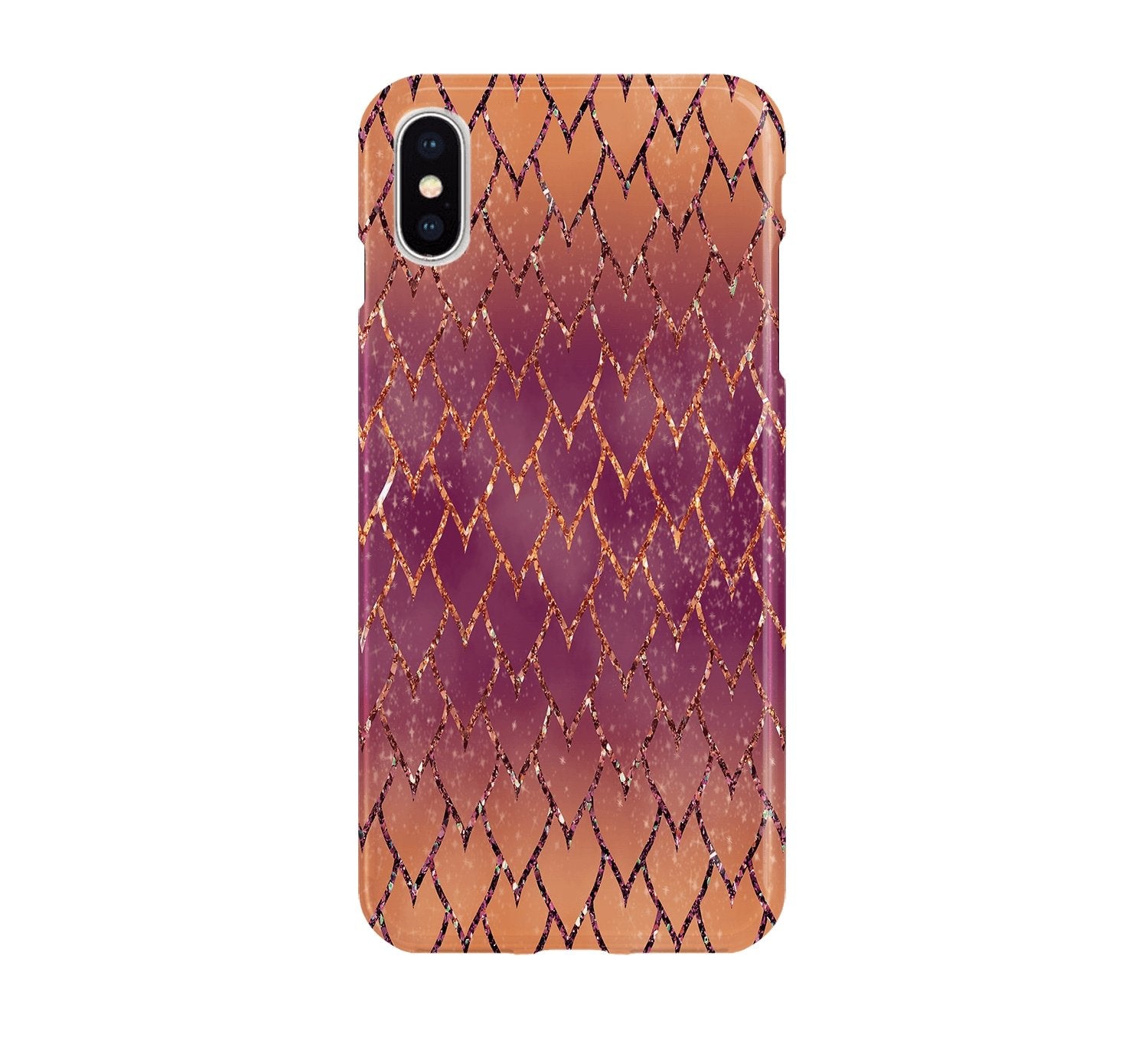 Pumpkin Spice Dragonscale - iPhone phone case designs by CaseSwagger