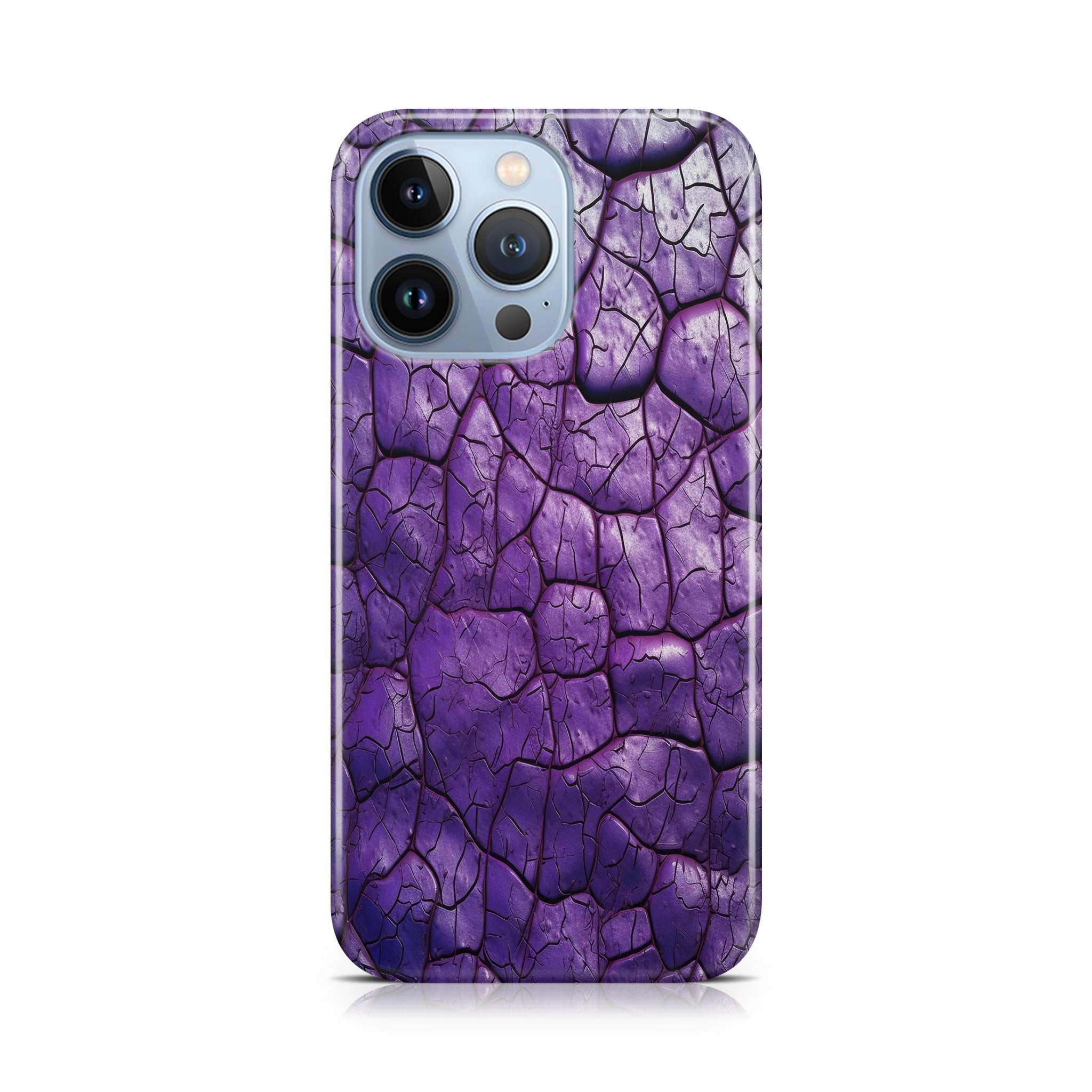 Purple Reptile Skin - iPhone phone case designs by CaseSwagger