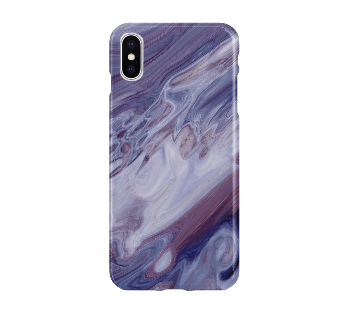 Purple Agate - iPhone phone case designs by CaseSwagger