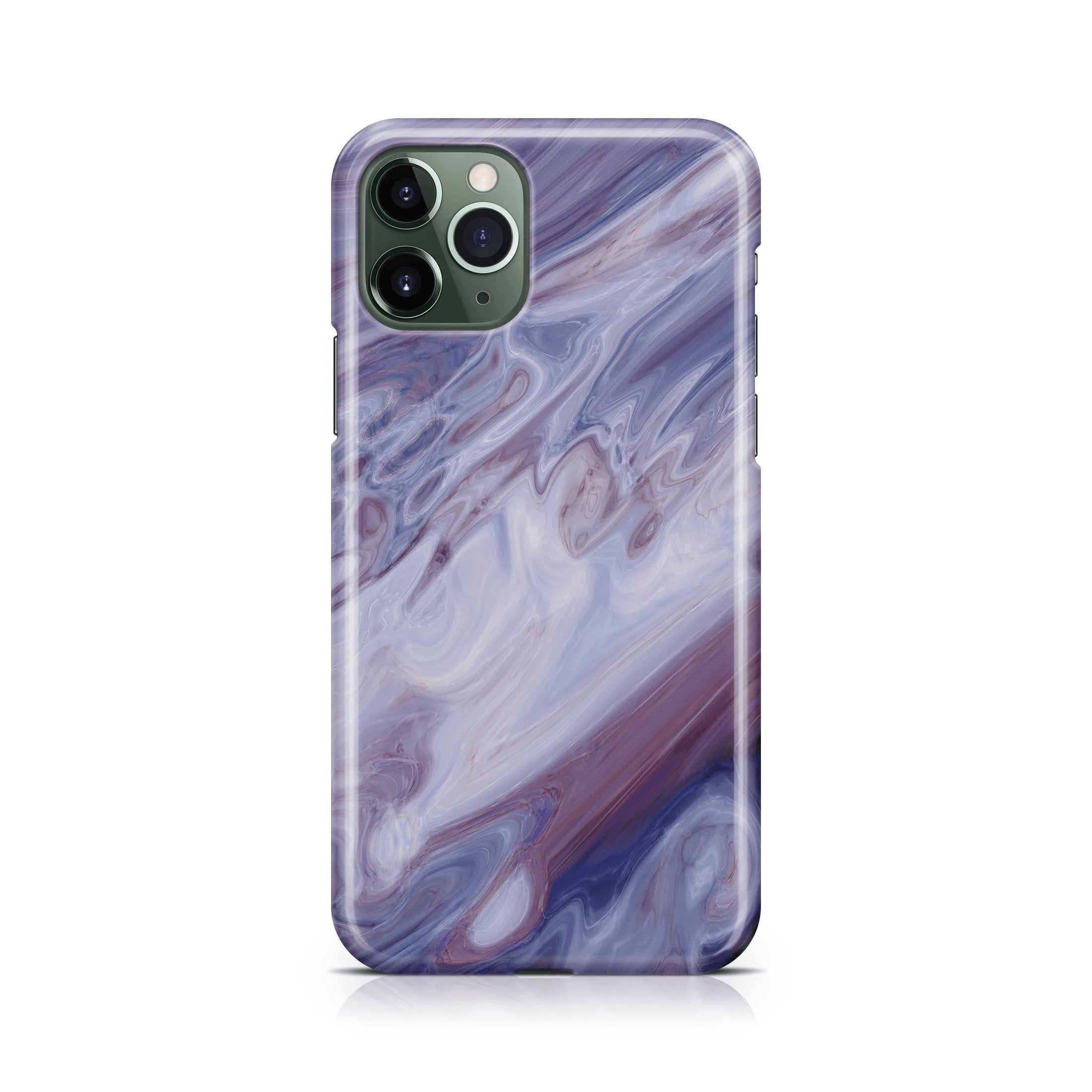 Purple Agate - iPhone phone case designs by CaseSwagger