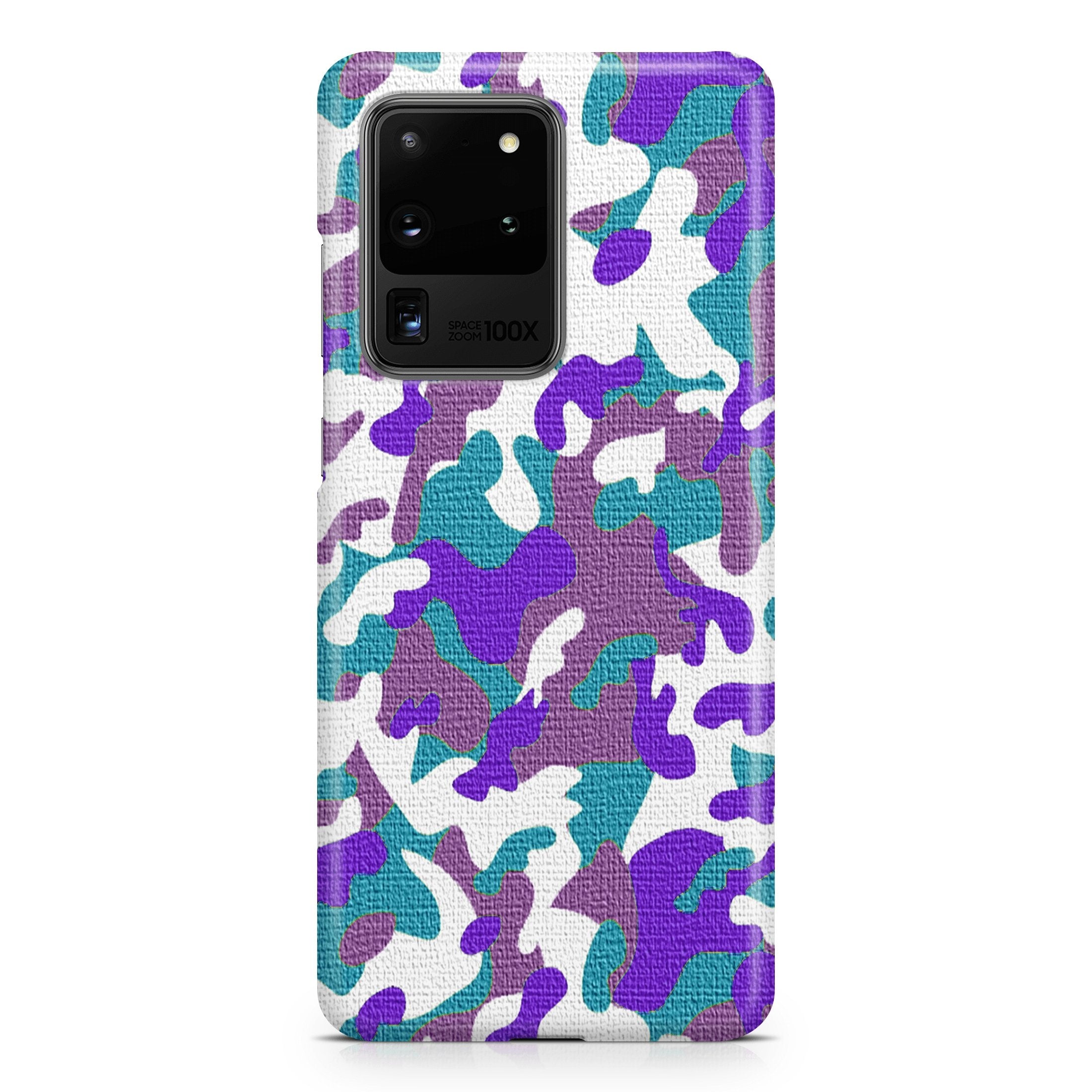 Purple Camo - Samsung phone case designs by CaseSwagger