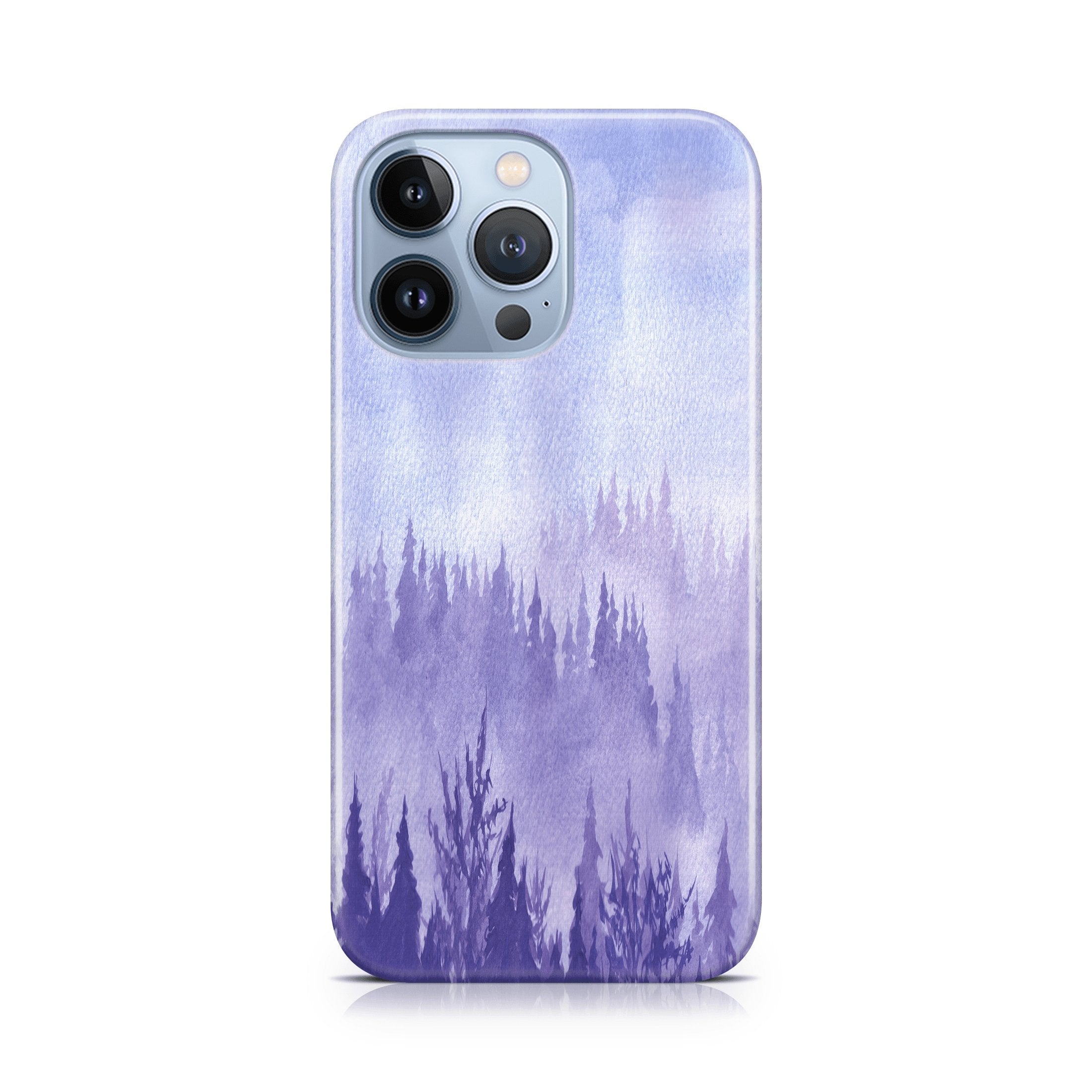 Purple Hills - iPhone phone case designs by CaseSwagger