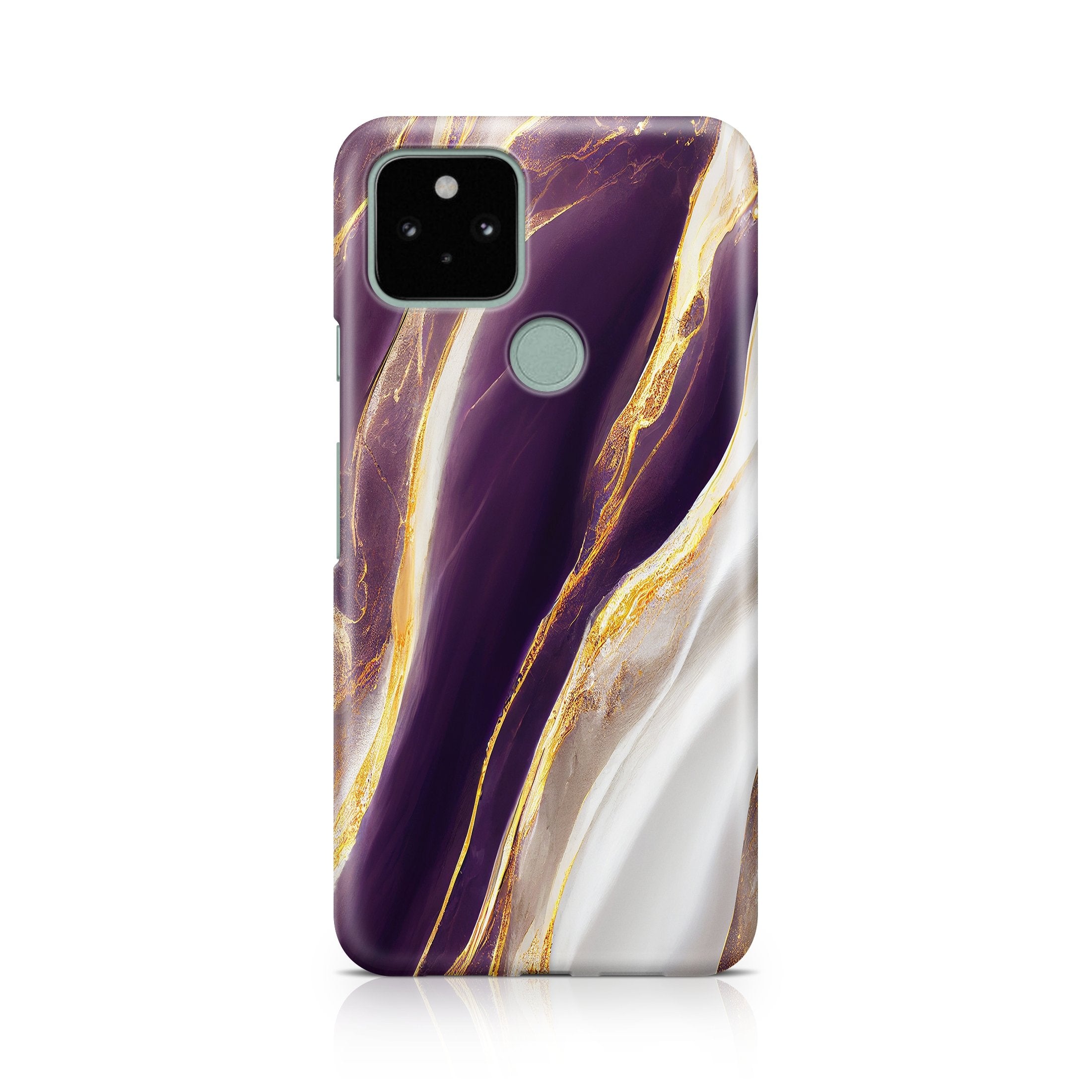 Purple Marble - Google phone case designs by CaseSwagger