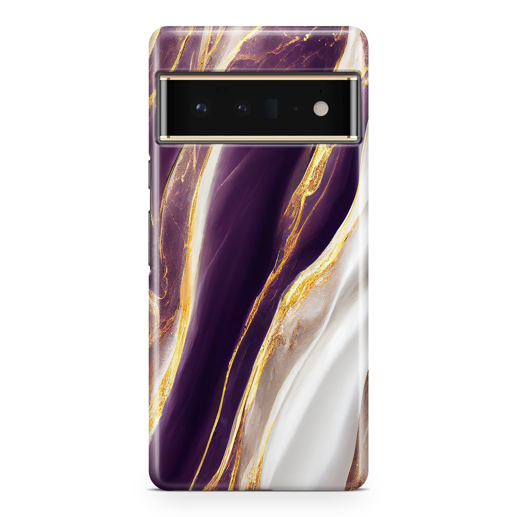 Purple Marble - Google phone case designs by CaseSwagger