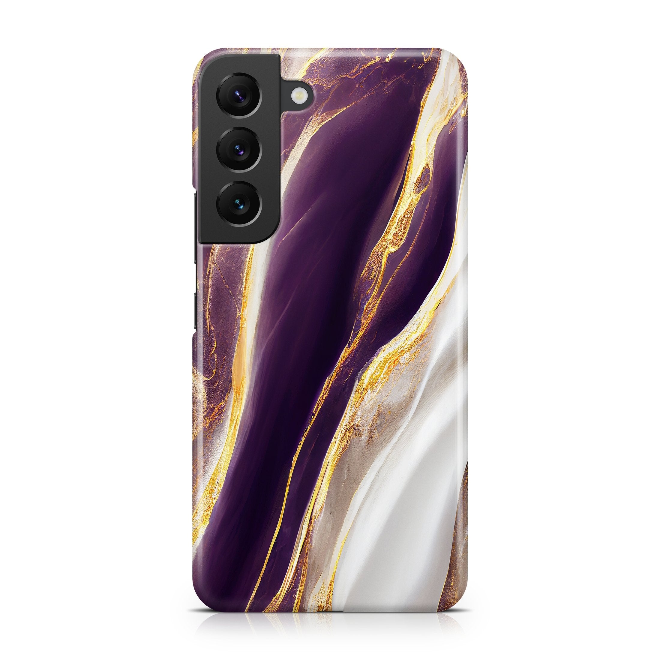 Purple Marble - Samsung phone case designs by CaseSwagger