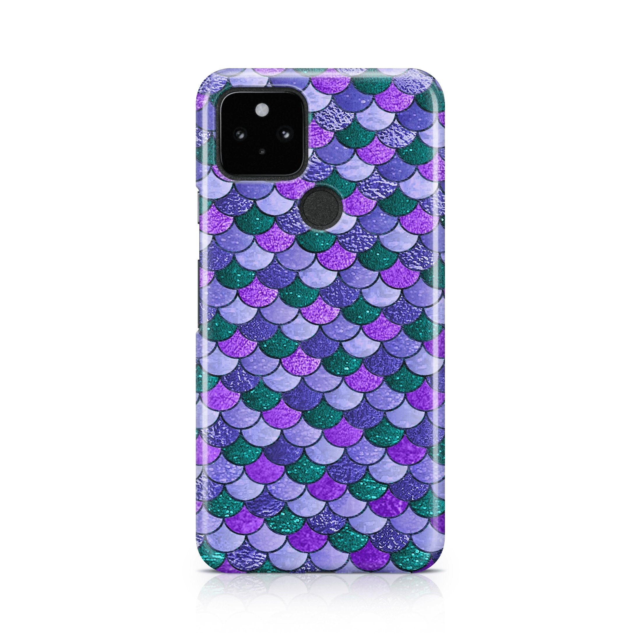 Purple Mermaid Scale - Google phone case designs by CaseSwagger