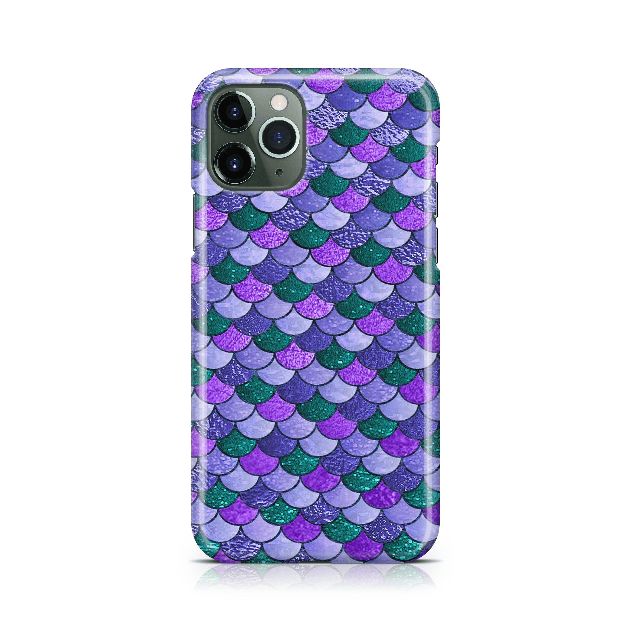 Purple Mermaid Scale - iPhone