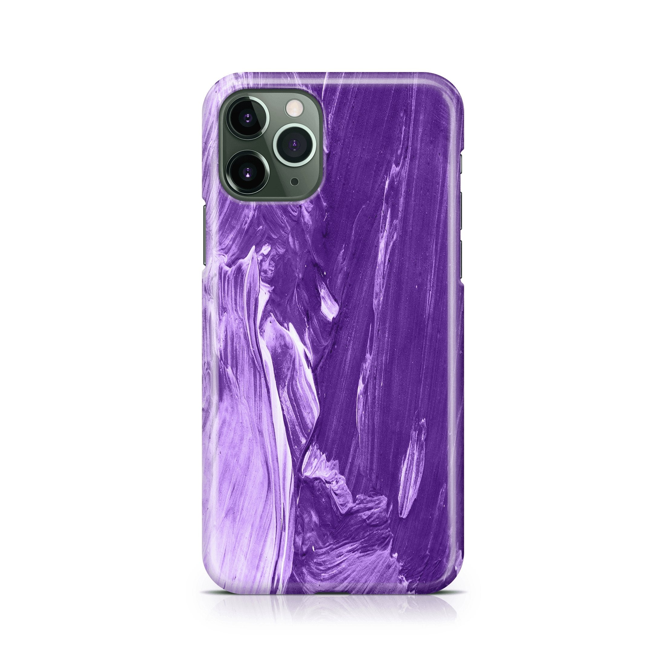 Purple Oil Paint III - iPhone phone case designs by CaseSwagger
