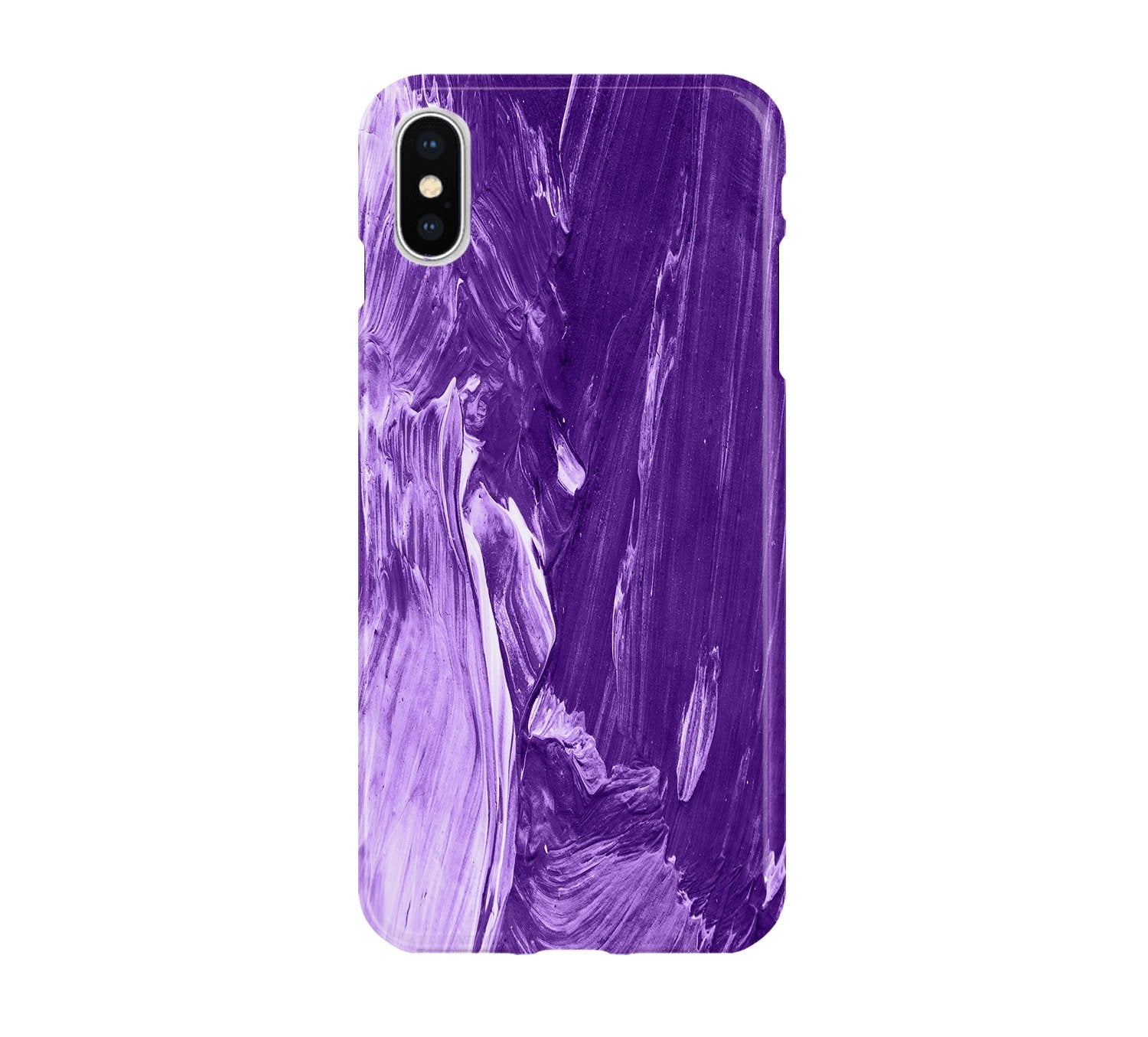Purple Oil Paint III - iPhone phone case designs by CaseSwagger