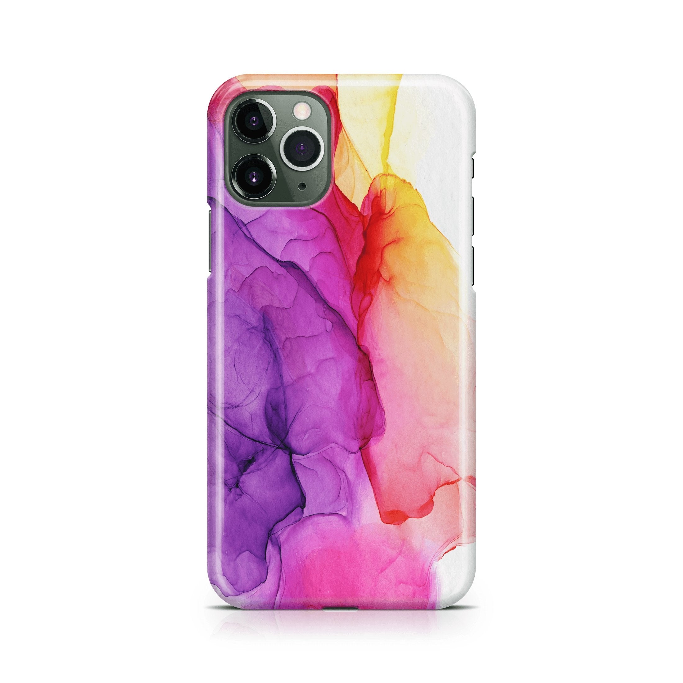 Purple Pink Inkwell - iPhone phone case designs by CaseSwagger
